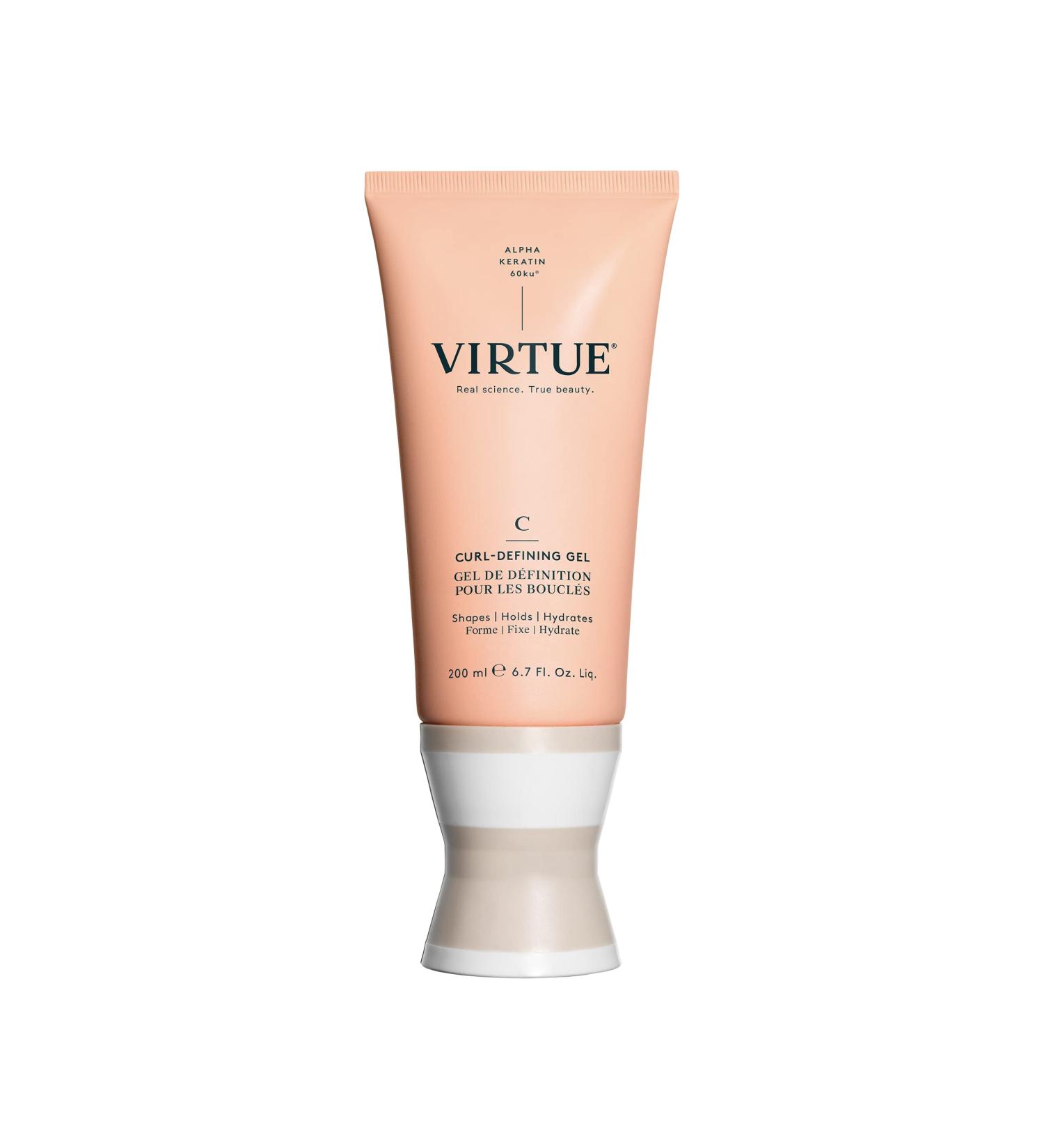 VIRTUE Curl-Defining Gel | Full Size 6.7 oz | Shapes  Holds  Hydrates All Curl Types