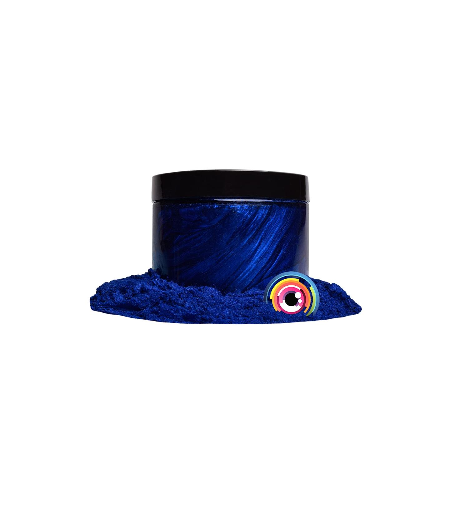 Eye Candy Premium Mica Powder Pigment Nokon Blue 50g - Versatile DIY Arts and Crafts Additive for Woodworking, Epoxy, Resin, Paint, Nail Polish, Lip Balm - Buy Online on GoSupps.com