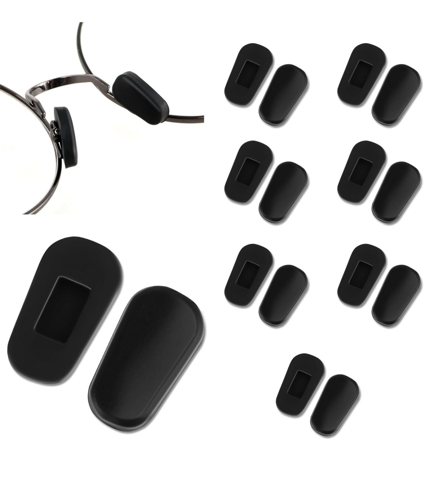 Ouligay 10 Pairs Anti-Slip Silicone Nose Pads for Glasses - Black - Buy Online on GoSupps.com