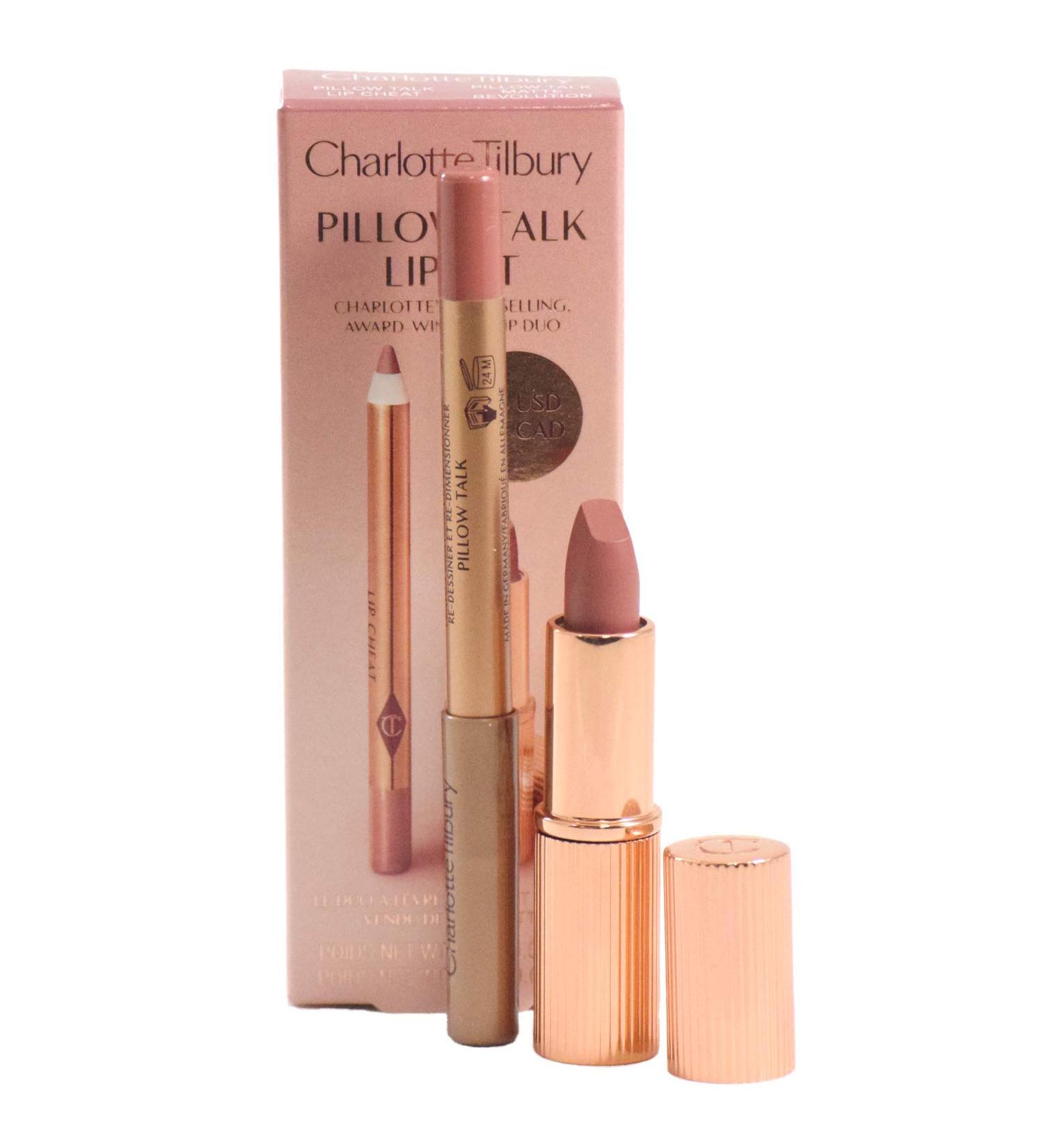 Charlotte Tilbury Pillow Talk Mini Lipstick and Lip Liner Duo Set - Travel Size - Buy Online on GoSupps.com