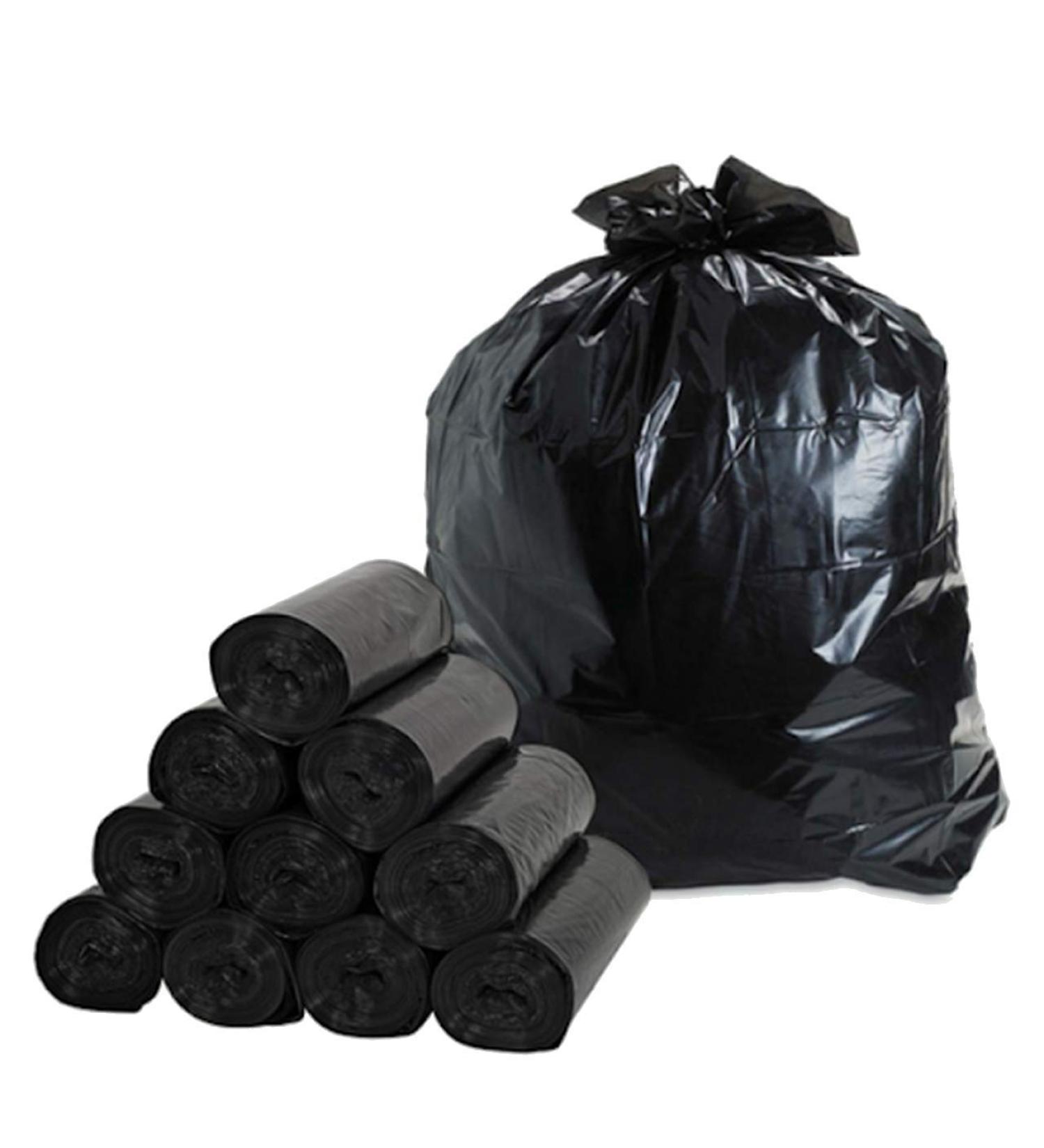 Toneco Strong Garbage Bags 240L - 100% Recycled Black - Ideal for Camping Household & Industry - 20 Durable 100x125cm Bags - Buy Online on GoSupps.com