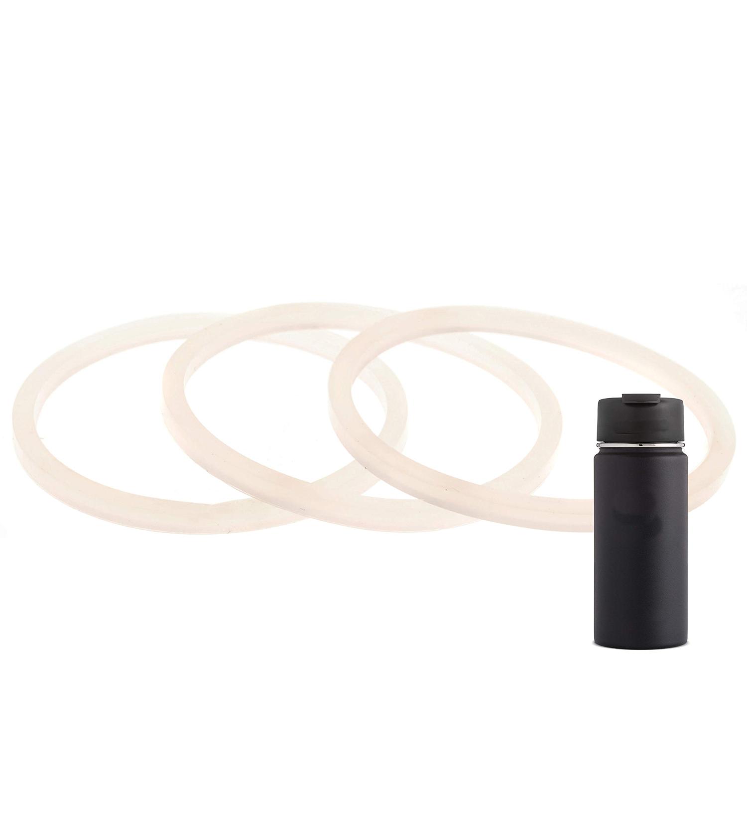 3-Pack Wide Mouth Lid Gaskets for Hydro Flask - BPA/Phthalate/Latex-Free - Buy Online on GoSupps.com