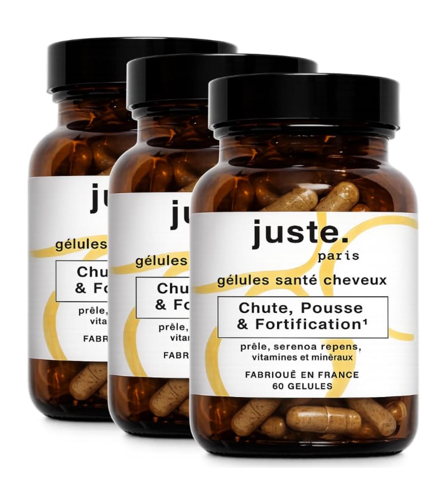 Lot de 3 Cure cheveux anti chute et pousse - Stimule la croissance et renforce le cuir chevelu - Pr vient la pertes Contient du zinc biotine magn sium cystine MSM G lules - Cure 3 mois - Buy Online on GoSupps.com