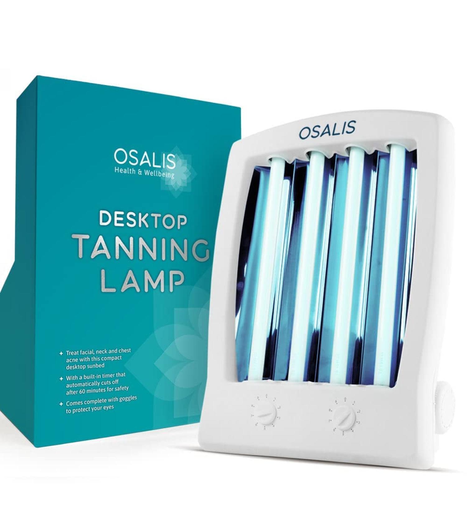 Osalis Desktop Home Sun Tanning Lamp - Get a Healthy Glow at Home - Buy Online on GoSupps.com
