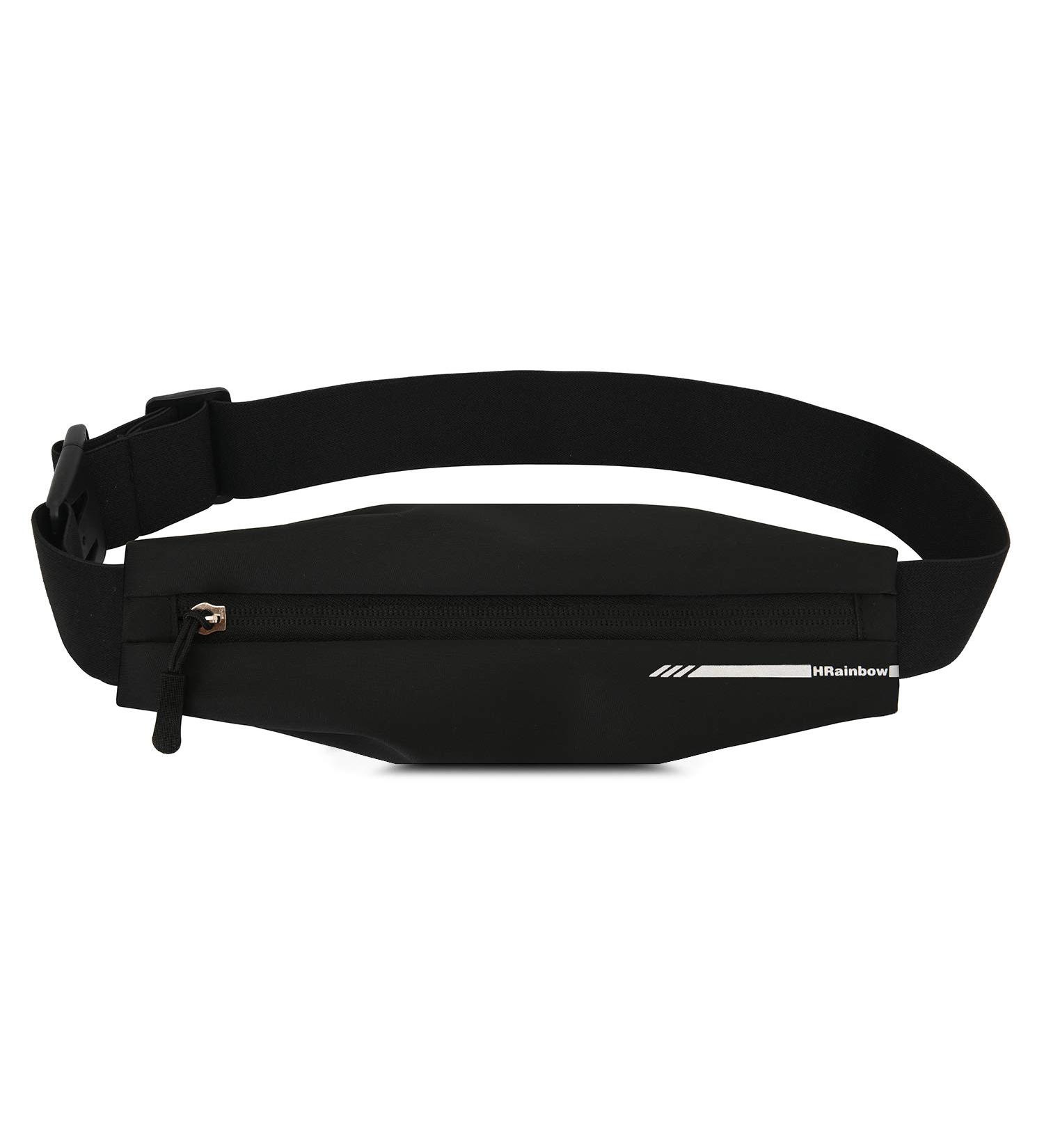 Rainbow Mobile Phone Running Bag for All - Waterproof Belt Pocket for Sports Jogging & Cycling - Fits Up to 7.5 Inch - Unisex Design for Women Men & Kids - Black - Buy Online on GoSupps.com