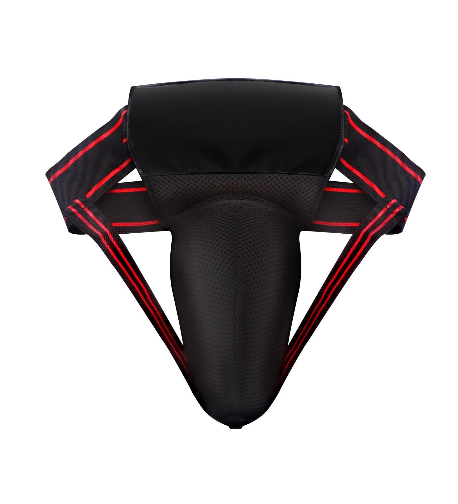 Mens Groin Protector - Boxing, MMA, Kickboxing & Muay Thai Abdominal Guard - Buy Online on GoSupps.com