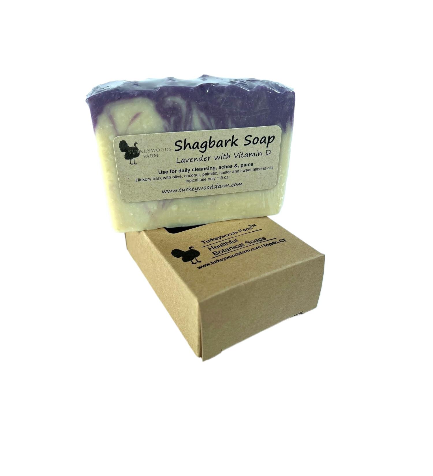 Shagbark Hickory Soap with Vitamin D - Violet Swirl | Nourishing Botanical Cleanser - International Shipping Available - Buy Online on GoSupps.com