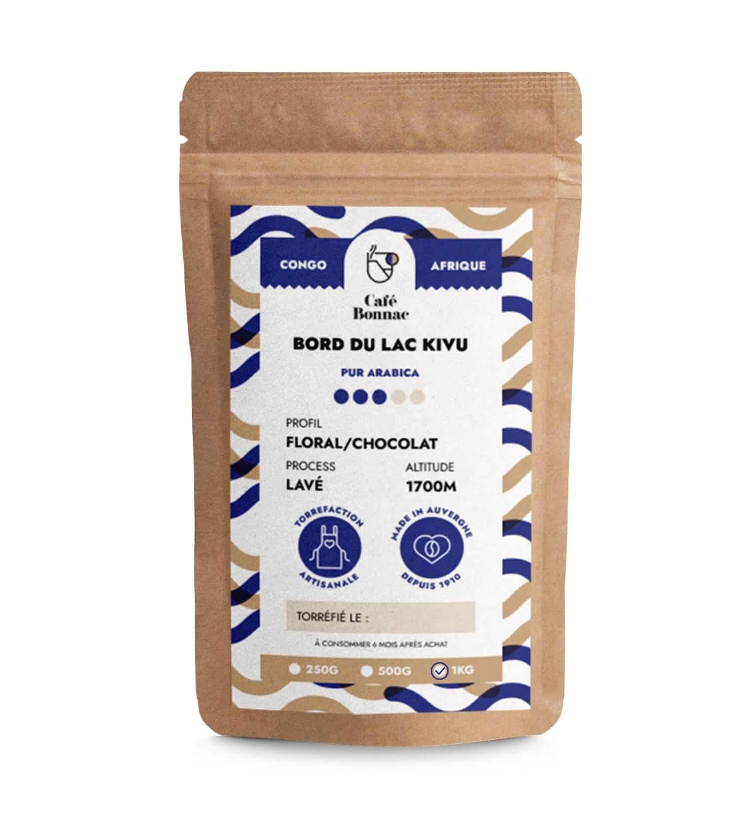  cafe bonnac Caf Bonnac Ground Coffee Congo Lakeside Kivu 1kg | 100% Specialty Arabica | Round Gourmet and Spicy | French Artisanal Roast | Filter Piston & Gentle Methods Compatible - Buy Online on GoSupps.com