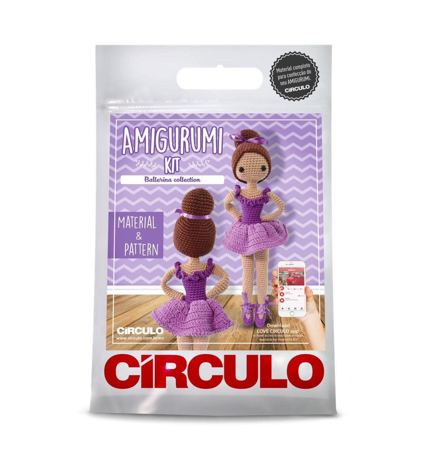 Circulo Amigurumi Kit Ballerina Collection - Intermediate Level Crochet Kit (Color 02 - Alana) - Buy Online on GoSupps.com