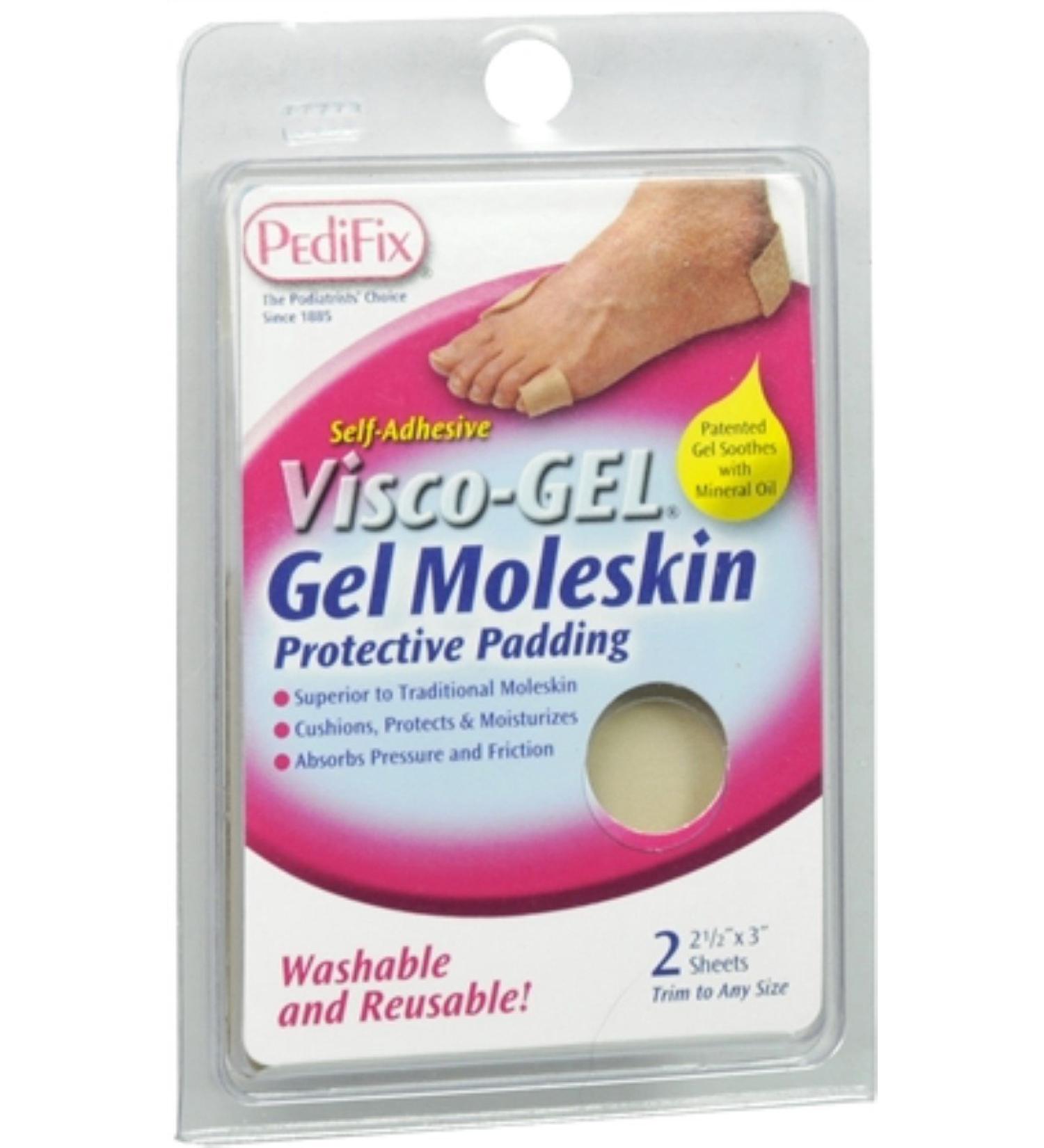 PediFix Visco-gel Moleskin Protective Padding, 2-Count