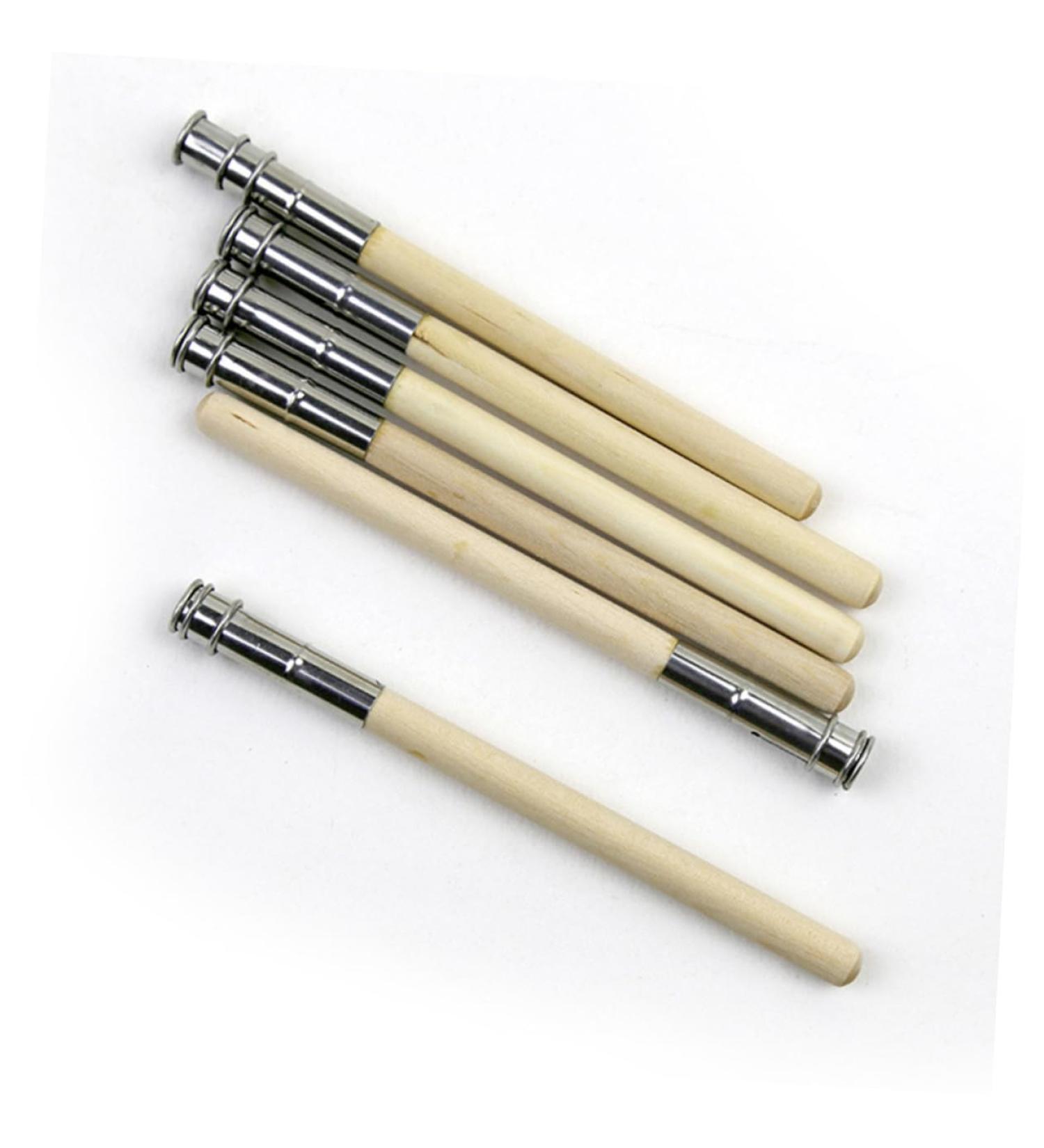 Lurrose 5pcs Metal Pencil Wood Pencil Extender Pen Bulk Pencil Lengthener Bracket Extension Seat Single Head - Buy Online on GoSupps.com