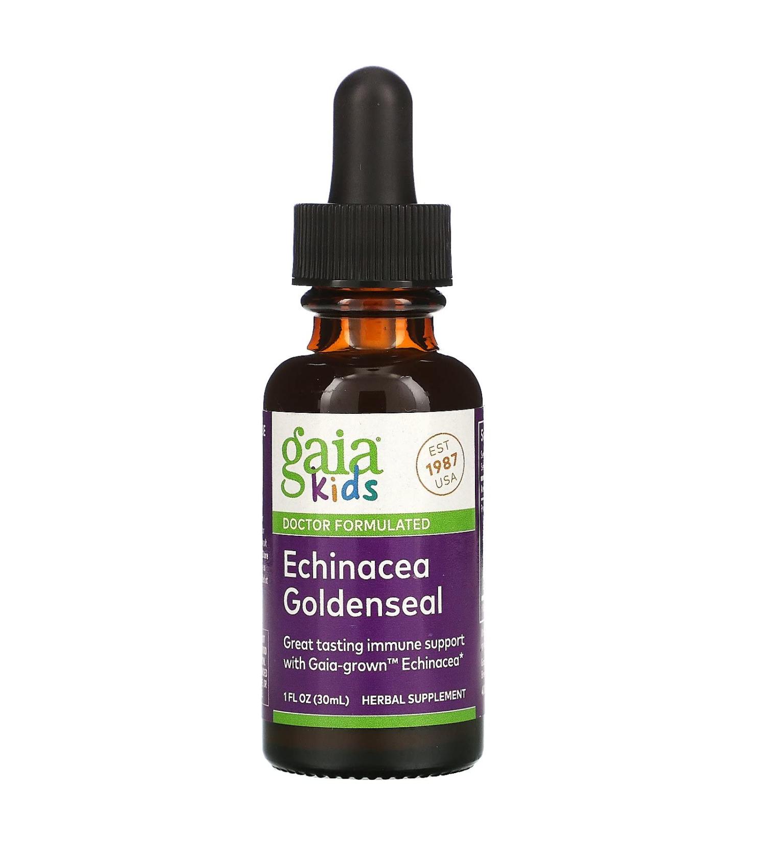Gaia Herbs Kids Echinacea Goldenseal 1 fl oz (30 ml)