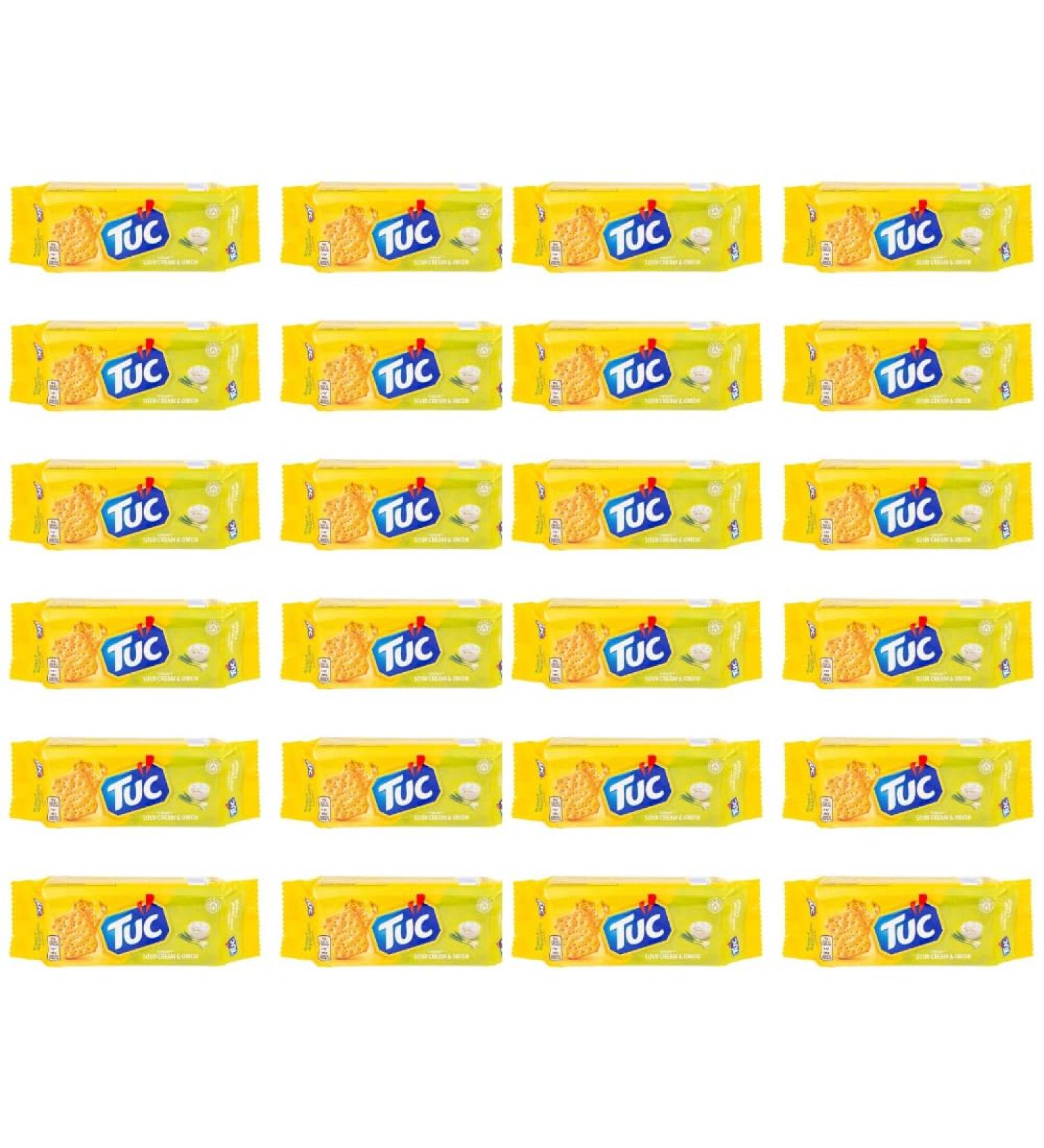 Tuc Biscuit Cracker Light Crunchy Oven Baked Biscuits Cracker 100g | FabFinds Mug (24 Pack Sour Cream & Onion) - Buy Online on GoSupps.com