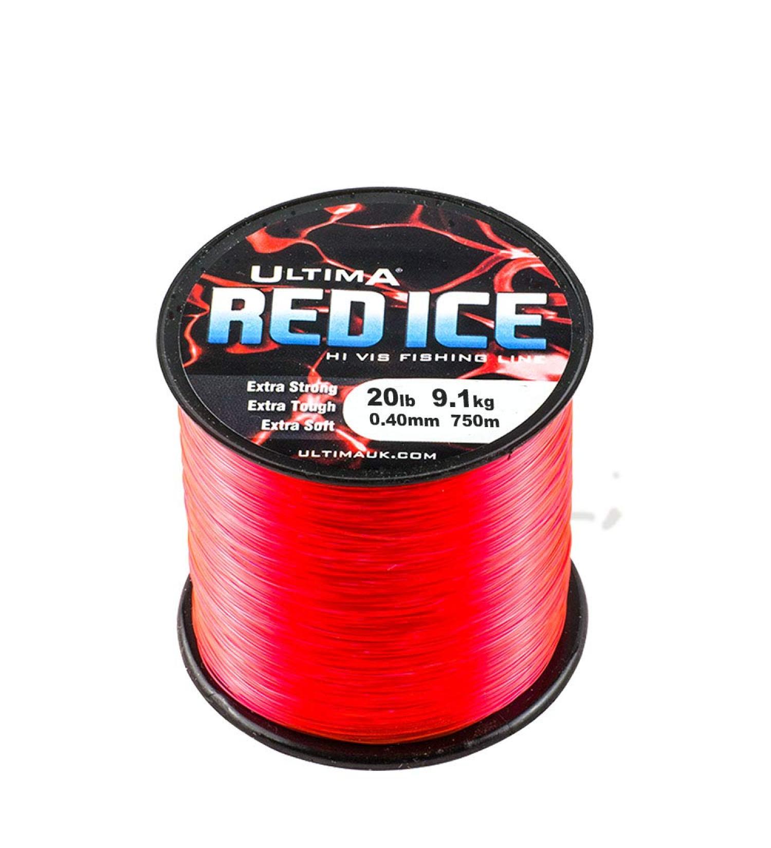 ULTIMA Black Ice Extra Strong Fishing Line - 115gr Spool 0.40mm 20lb/9.1kg - Low Visibility Ideal for International Shipping - Buy Online on GoSupps.com