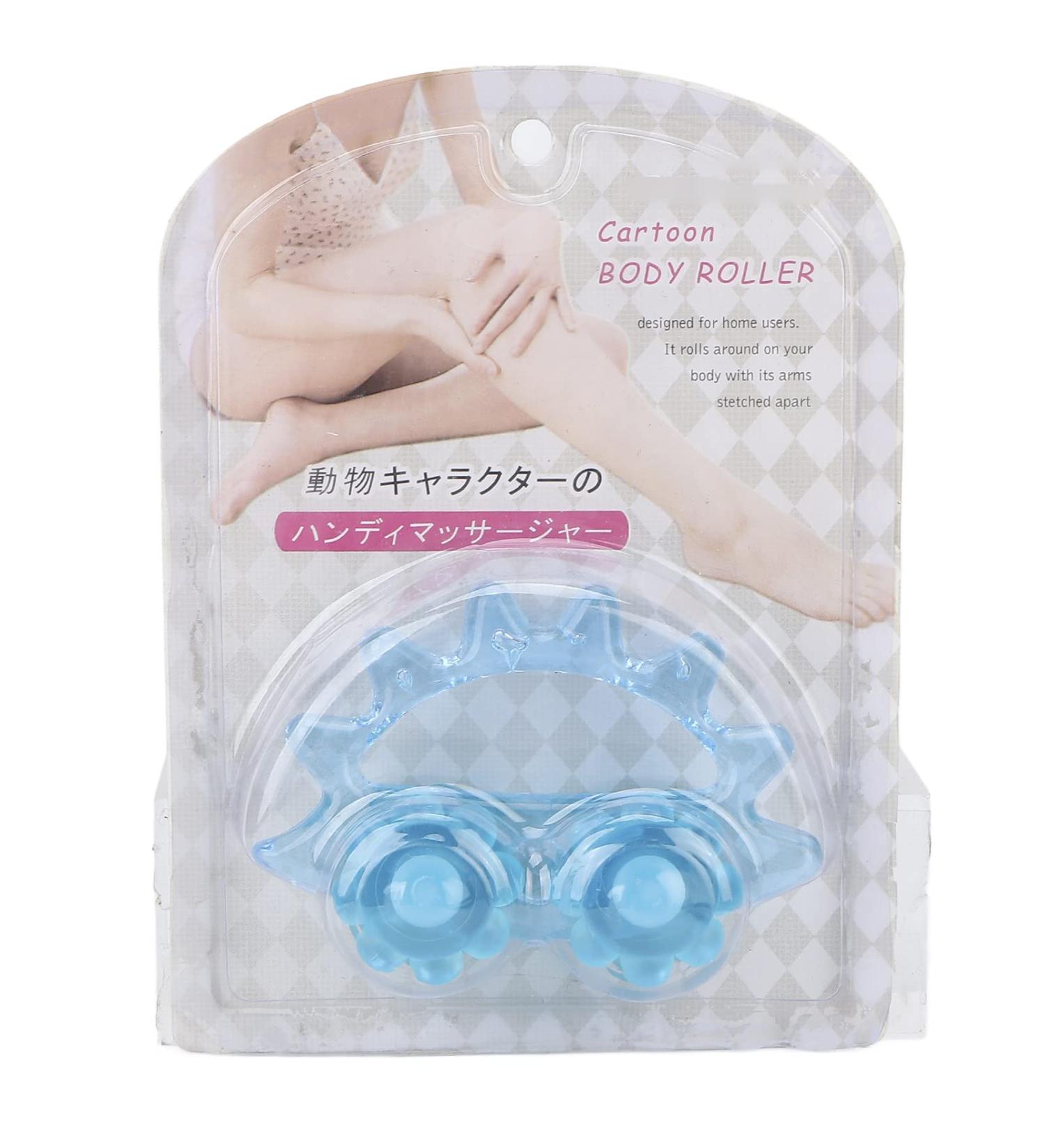 Four-Wheel Massage Roller - Ultimate Muscle Relief for Legs Neck Hands & Arms | Yoga Pain Relief & Relaxation - Buy Online on GoSupps.com