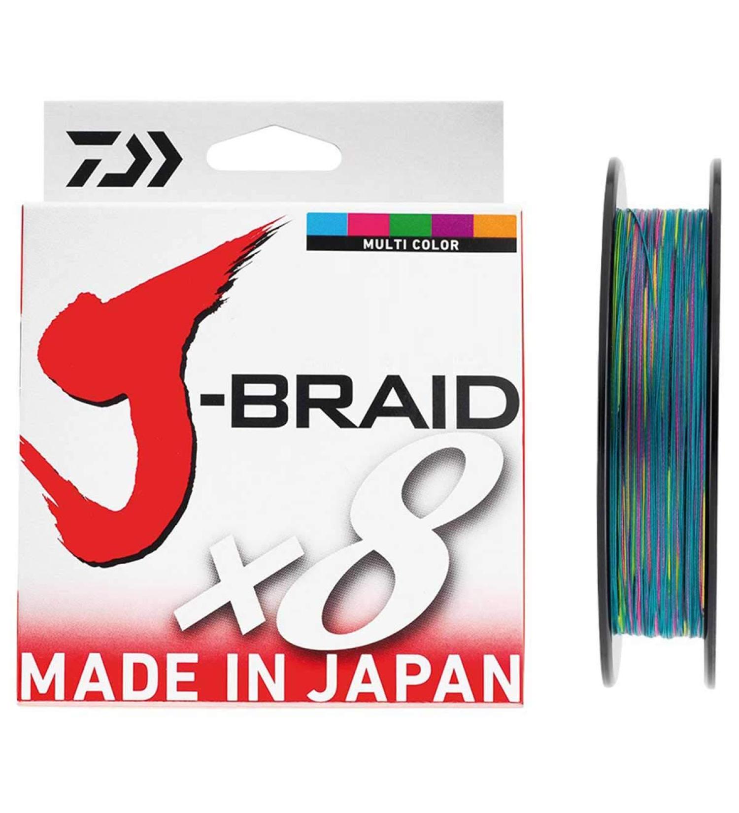Daiwa jbraid 8 Braid 500 color Multicolor size 0.280 mm