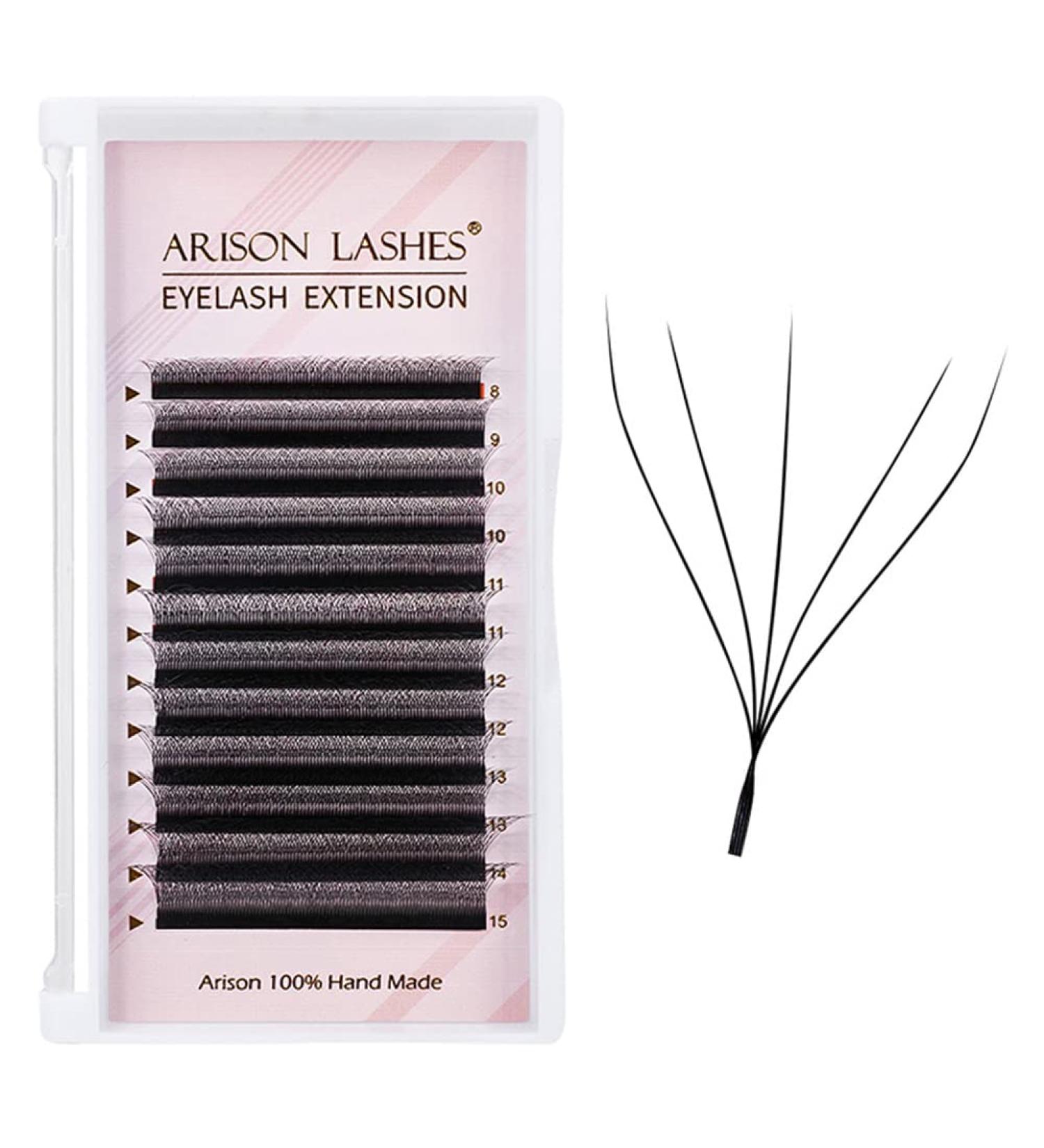 5D Eyelash Extensions Y Shape - Prefabricated Individual Lashes (0.07D 12mm) - 1 Pack for Flawless Volume - Buy Online on GoSupps.com
