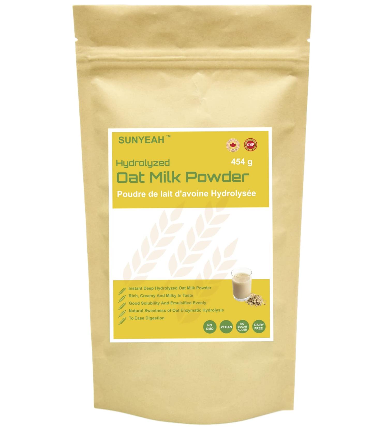 Oat Milk Instant Powder - Plant based oat milk creamer powder 1 lb Unsweetened Vegan Dairy Free Shelf-Stable Powder No Refrigeration Required No Sugar Added No GMO Hydrolyzed Oat Milk Powder - Buy Online on GoSupps.com