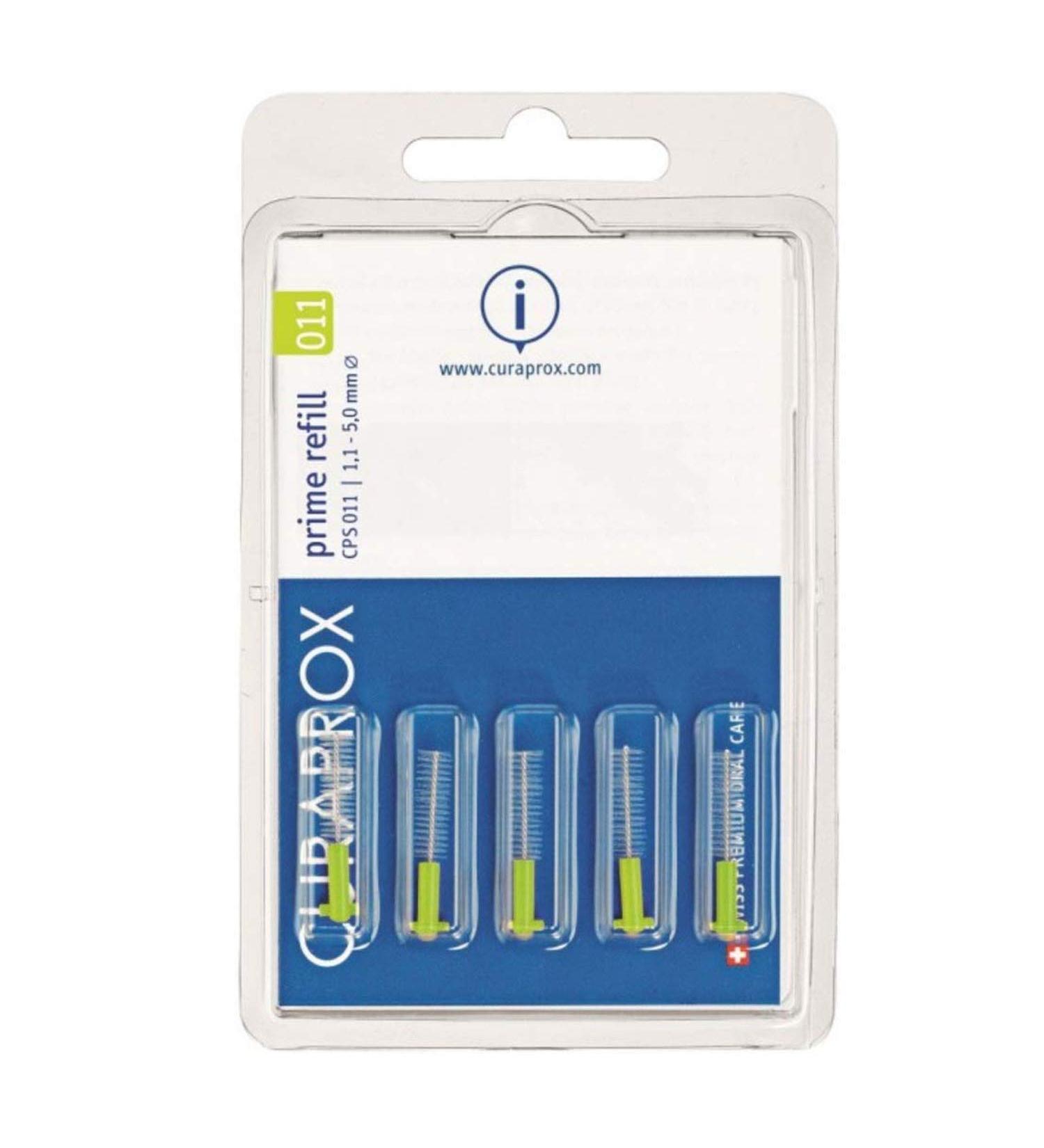 Curaprox CPS 011 Prime Refill 5X - Lime Green | Buy Internationally | Best Oral Care Solution - Buy Online on GoSupps.com