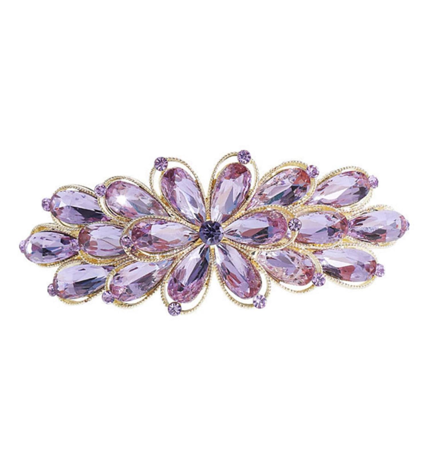 minkissy Rhinestone Spring Hair Accessories Wedding Rhinestone Hair Clip Bridal Flower Barrette Bridal Floral Flower Decorations Hairpins for Girls Bridesmaid Alloy Hair up - Buy Online on GoSupps.com
