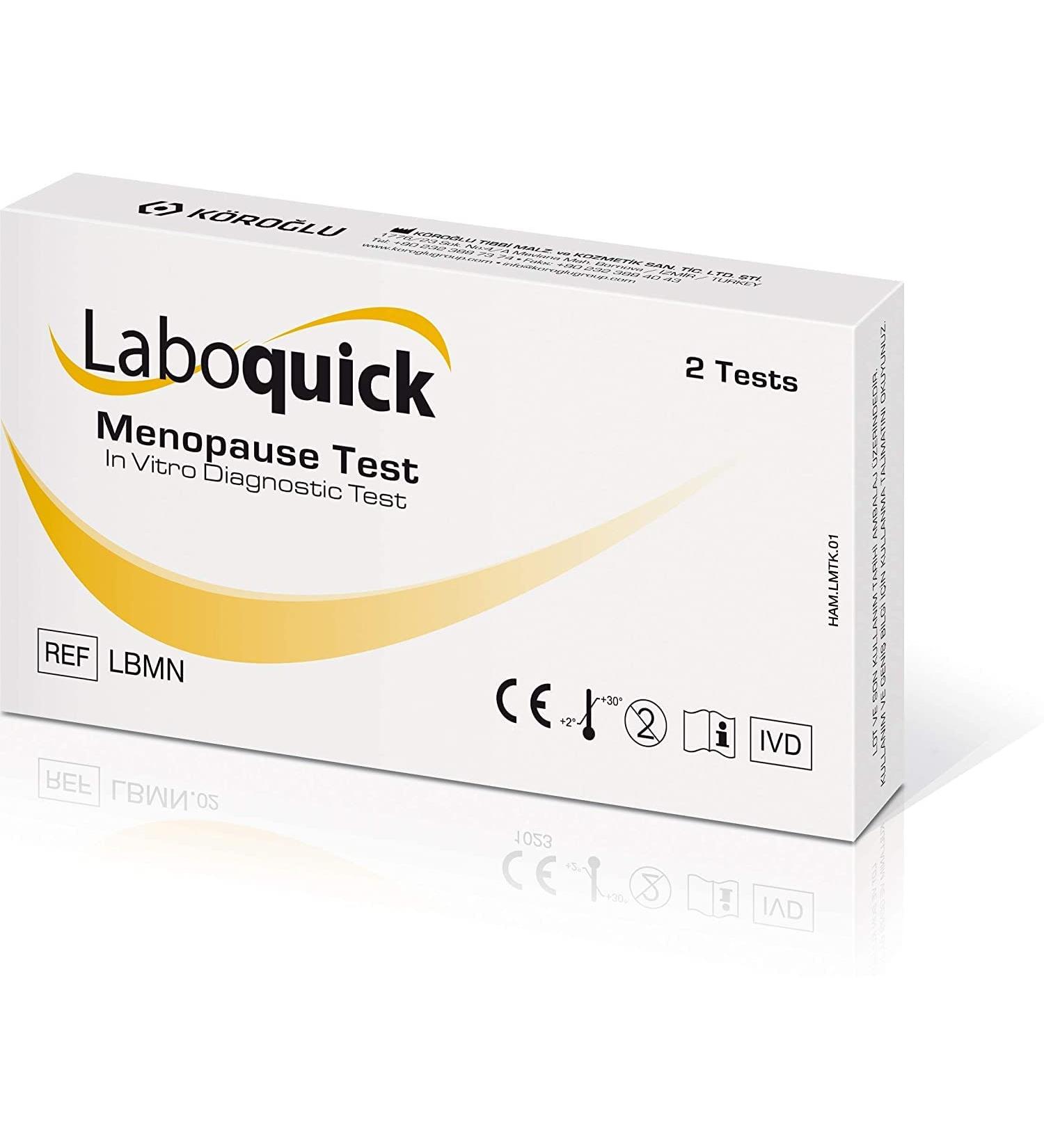 Buy Laboquick Venchmen Test FSH - 2 Pack Menopause Home Test Kits - Quick & Reliable Urine Test Results - Buy Online on GoSupps.com