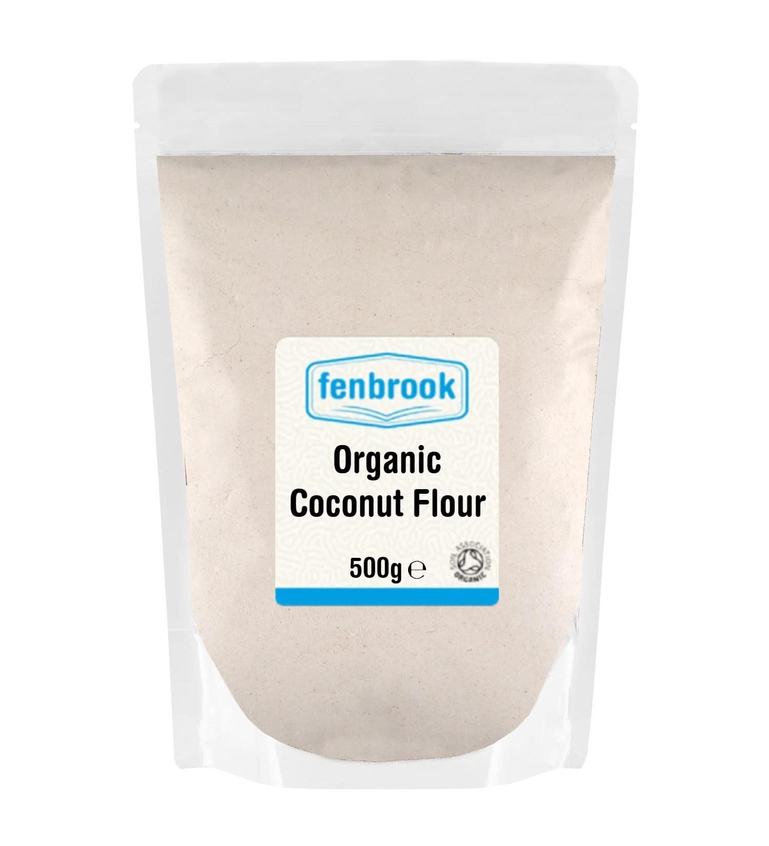 Organic Coconut Flour 500g Certified Organic by Fenbrook Organic - Buy Online on GoSupps.com