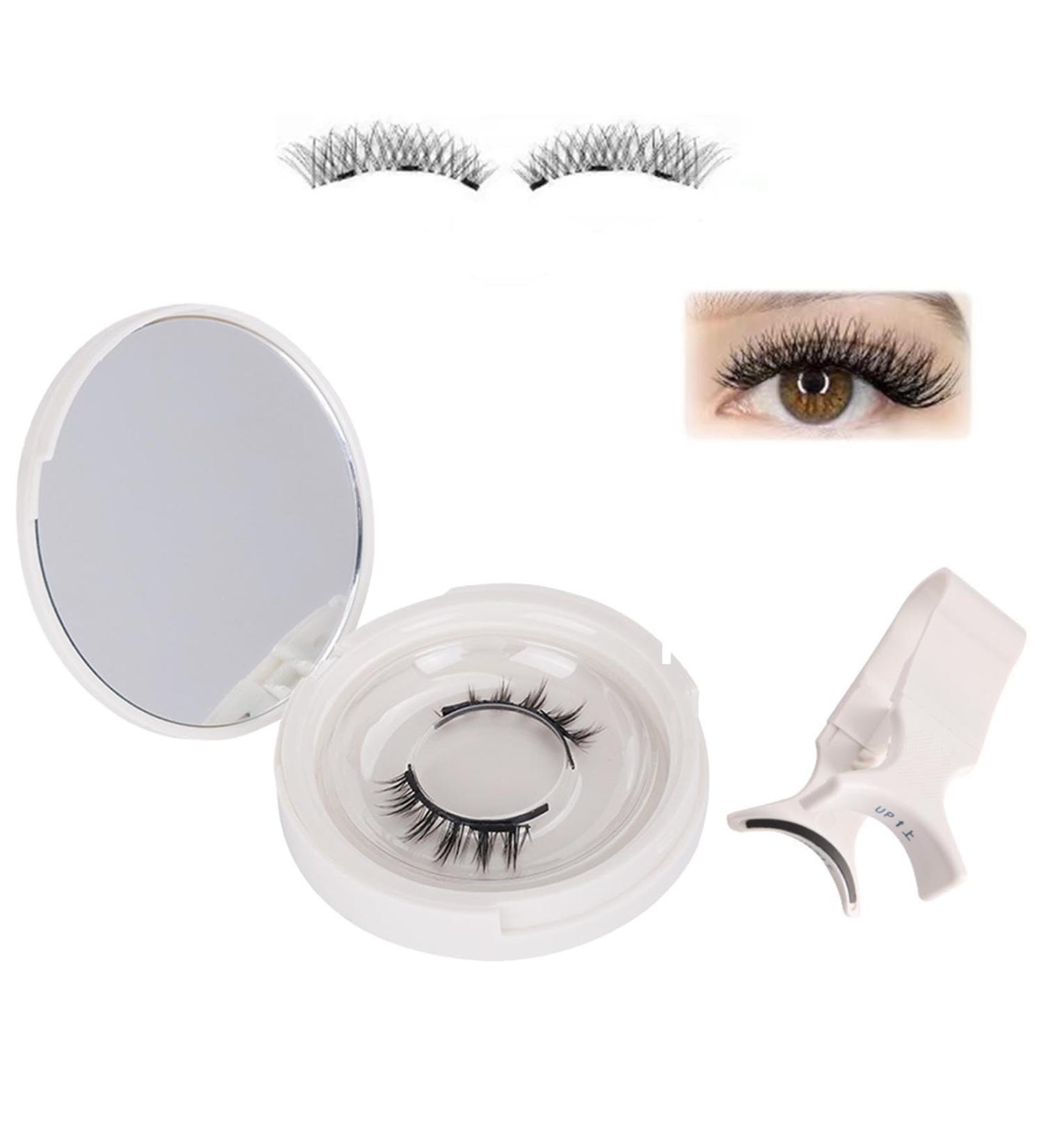 Krafty Magnetic Eyelashes Krafty Magnetic Lashes Krafty Magnetic Eyelashes With Applicator Magnetic Eyelashes Natural Reusable Glue-Free Natural Krafty Lashes(04 3pcs*false eyelashes) - Buy Online on GoSupps.com