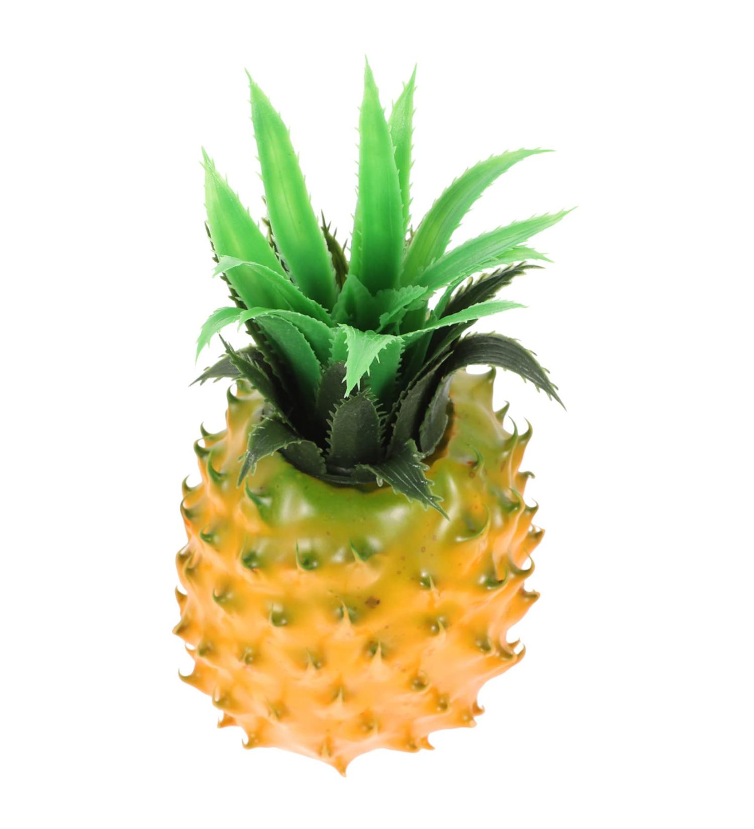 HOMSFOU Simulated Pineapple Ornaments Fake Fruit Model Succulent Decor Fake Fruit Decoration Pineapple Plant Light House Decorations for Home Fruit Shooting Prop Food Fake Apple Resin Orange 23X11X11CM - Buy Online on GoSupps.com