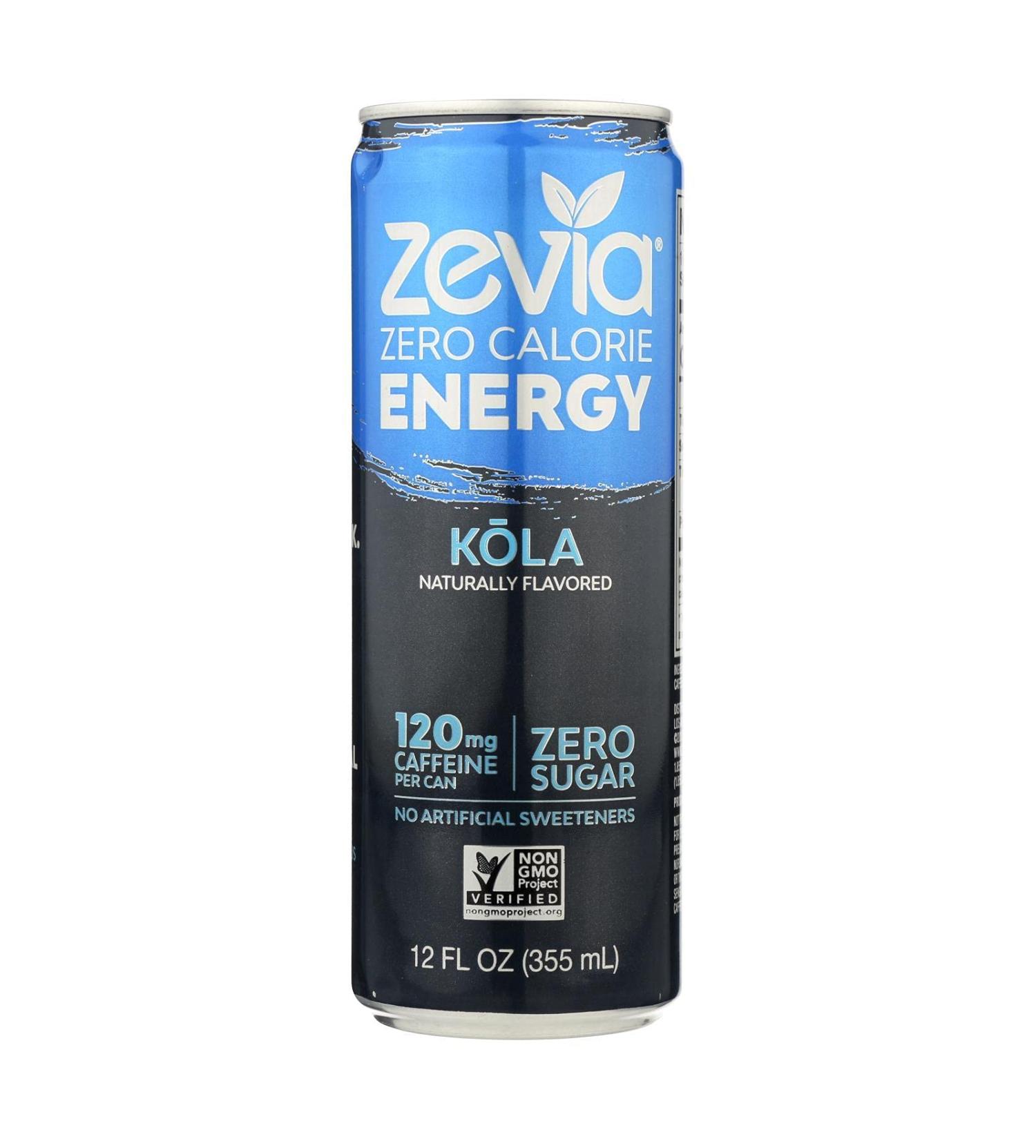 ZEVIA  Drink  Energy  KOLA - Pack of 12 - Buy Online on GoSupps.com