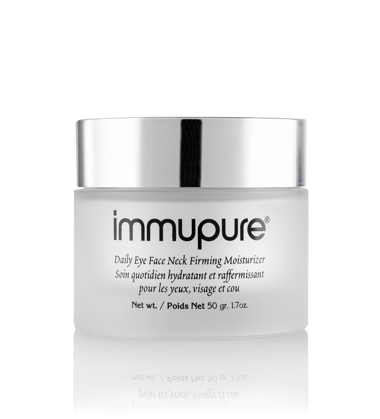 Immupure Daily Eye Face Neck Firming Moisturizer - With Colostrum. Firm Skin Increased Elasticity 400% Boost in Collagen & Elastin. - Buy Online on GoSupps.com