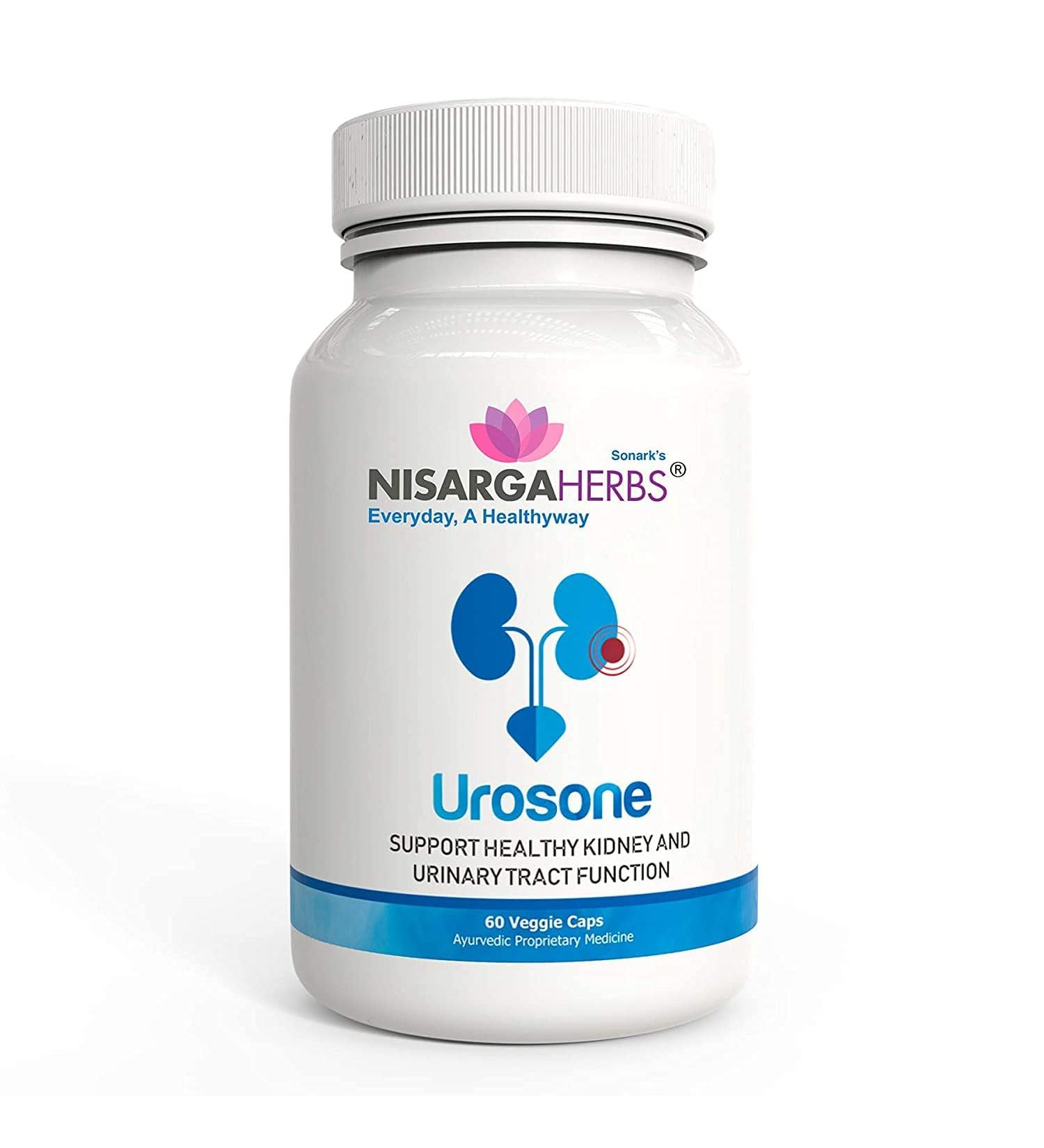 SPEC Nisarga Herbs Urosone - 100% Organic Ayurvedic Capsules for Urinary Tract & Kidney Health - Buy Online on GoSupps.com