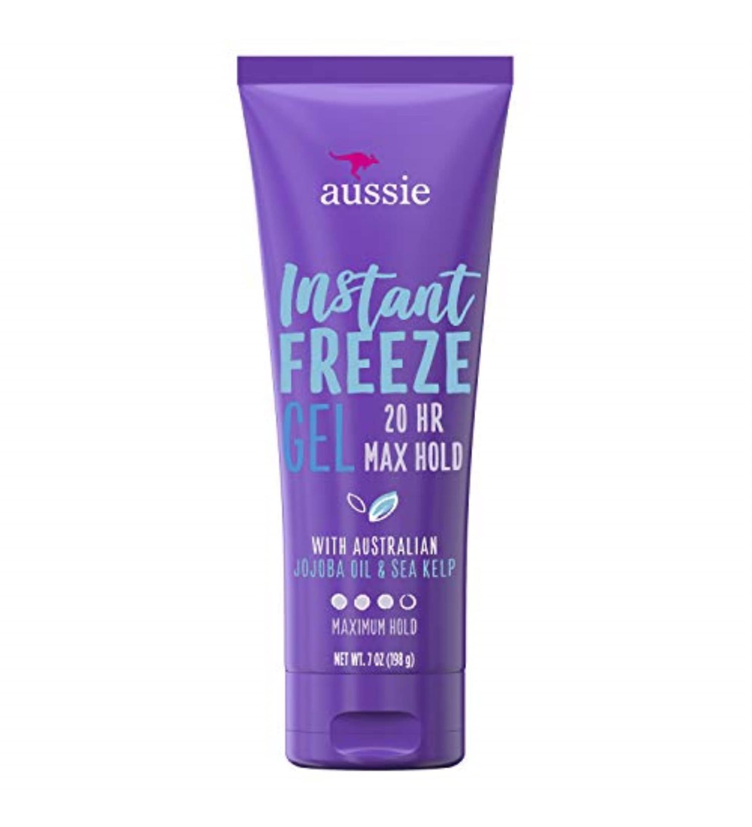 Aussie Instant Freeze Gel Maximum Hold 7 oz ( Pack of 2)