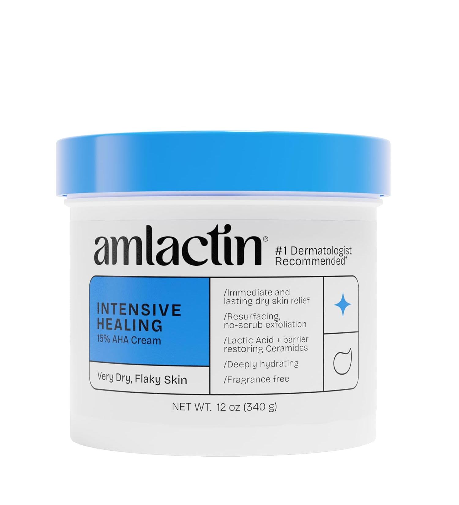 Discover AmLactin Intensive Healing Cream with 15% Lactic Acid AHA 12.0 oz - Elevate Your Style Instantly! - Buy Online on GoSupps.com