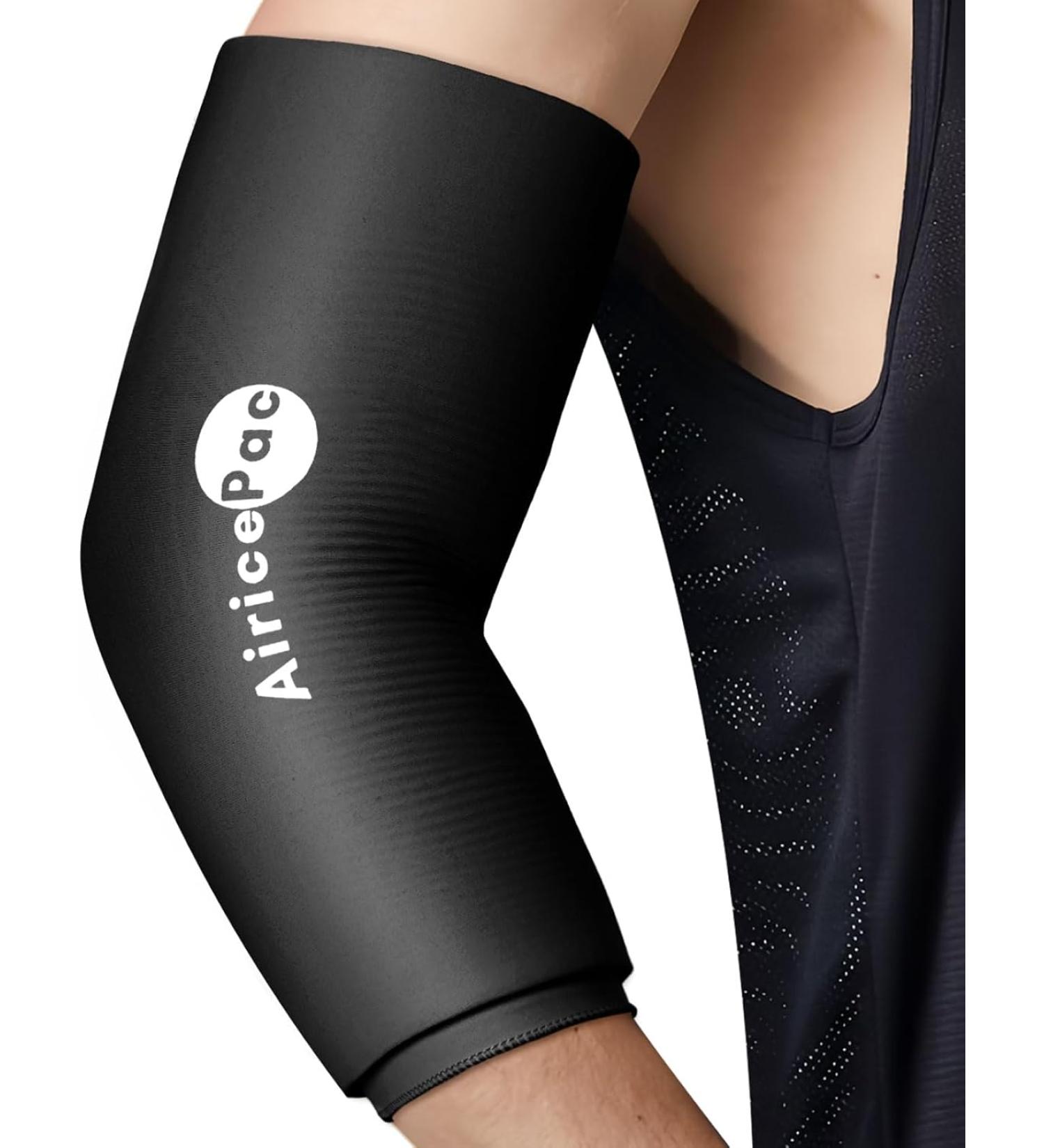 AiricePac Elbow Ice Pack for Tendonitis and Ice Pack Wrap Sleeve for Tennis Elbow & Golfers Arm Ice Pack for Injuries Reusable Calf Cold Compression for Pain Relief - Buy Online on GoSupps.com