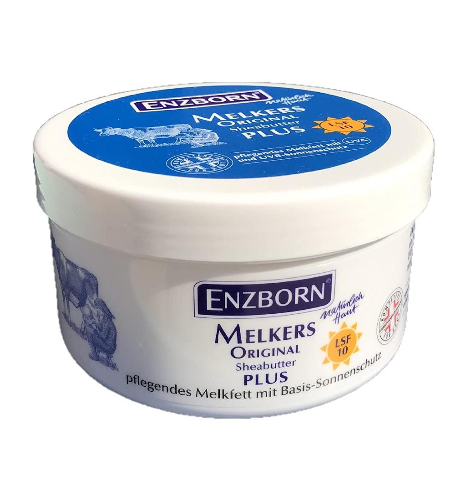 Enzborn Milking Grease Shea Butter Plus Sun Protection Factor SPF 10 UVA/UVB