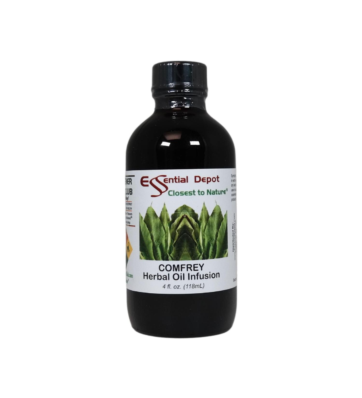 Essential Depot Comfrey Herbal Oil Infusion - 4 fl oz - Buy Online on GoSupps.com