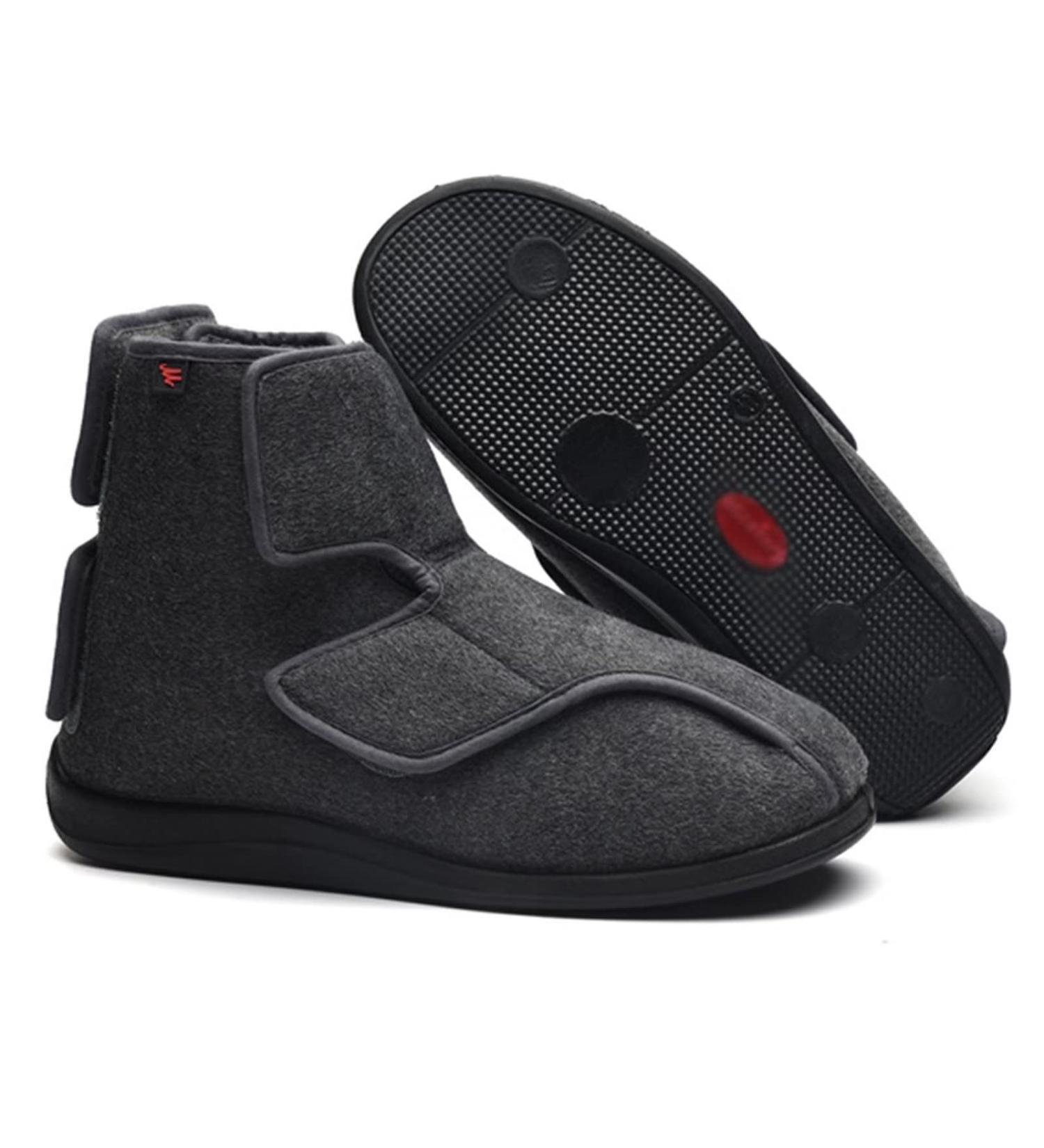 SMZGLANG Diabetic Shoes for Women and Men - Comfy Lightweight House Shoes for Swollen Feet - Grey, Size 11 - Buy Online on GoSupps.com