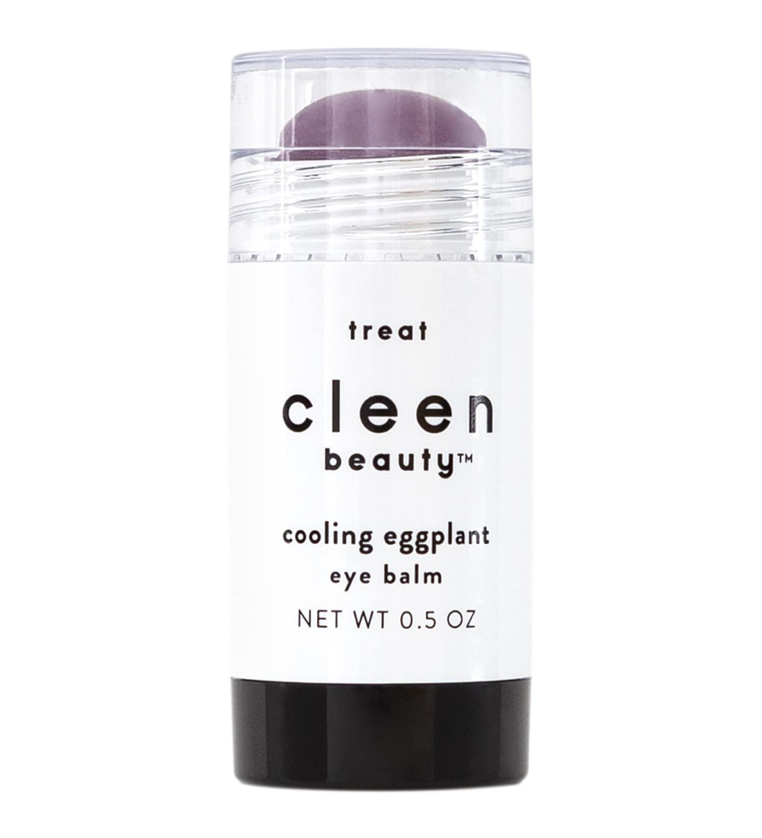 Cleen Beauty Cooling Eggplant Eye Balm - Dark Circles & Puffy Eyes Treatment | Eggplant Extract | Paraben-Free | 0.5 Oz - Buy Online on GoSupps.com