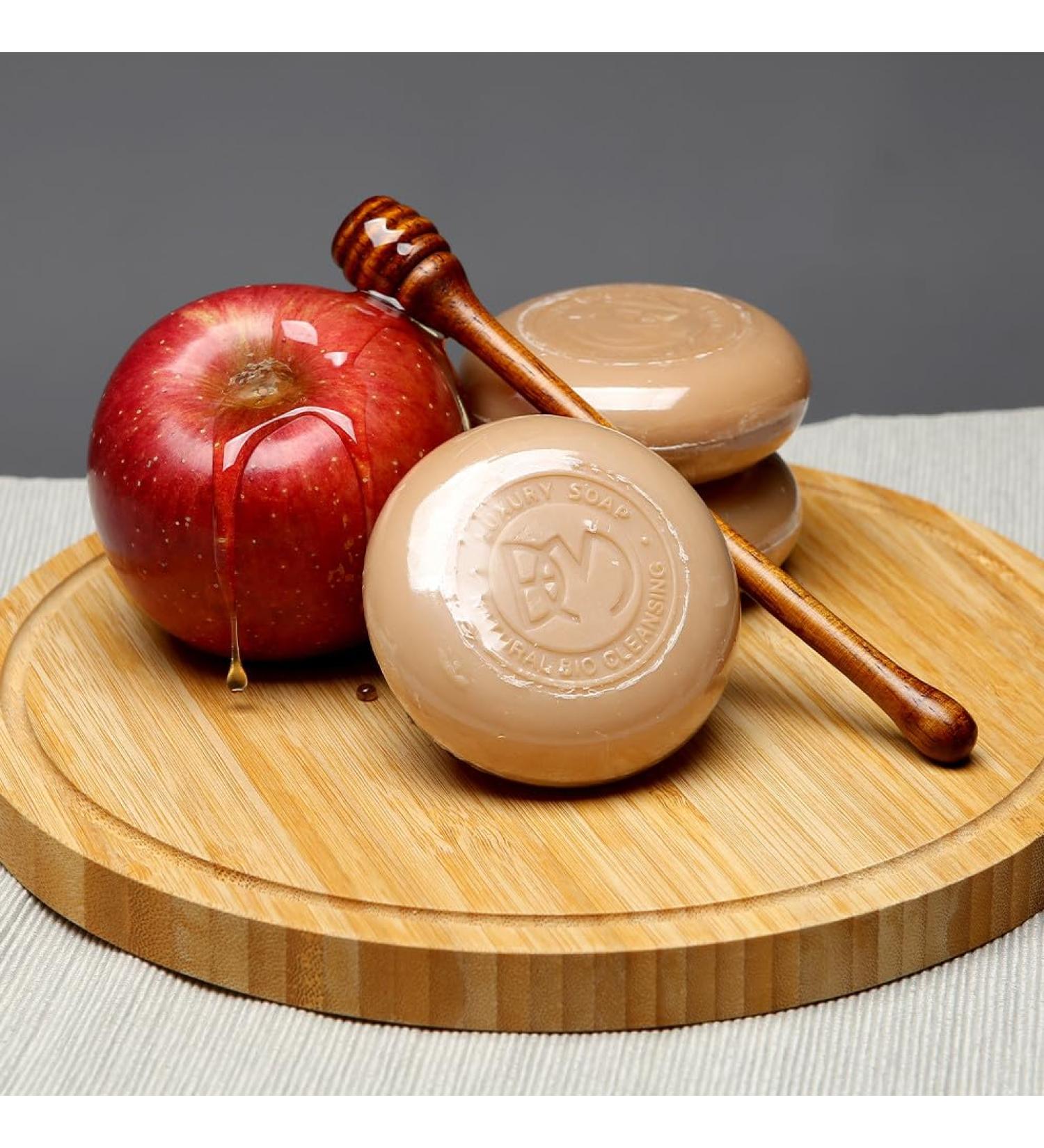 Buy Generic Honey Apple Skin Care Beauty Bar - 3 Bars for Softer Skin Acne Wash Soap - International Shipping Available - Buy Online on GoSupps.com