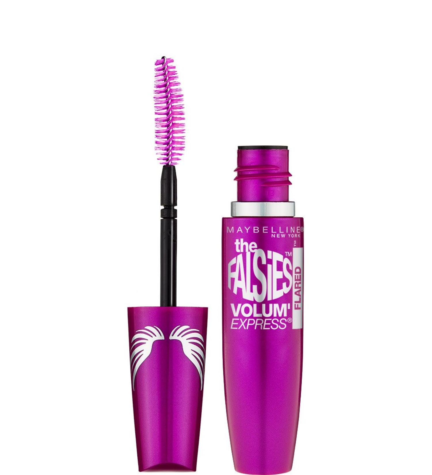 Maybelline New York Volum' Express The Falsies Flared Mascara Blackest Black 0.31 Fl Oz - Pack of 1 | Washable Formula for Bold, Flirty Lashes - Buy Online on GoSupps.com