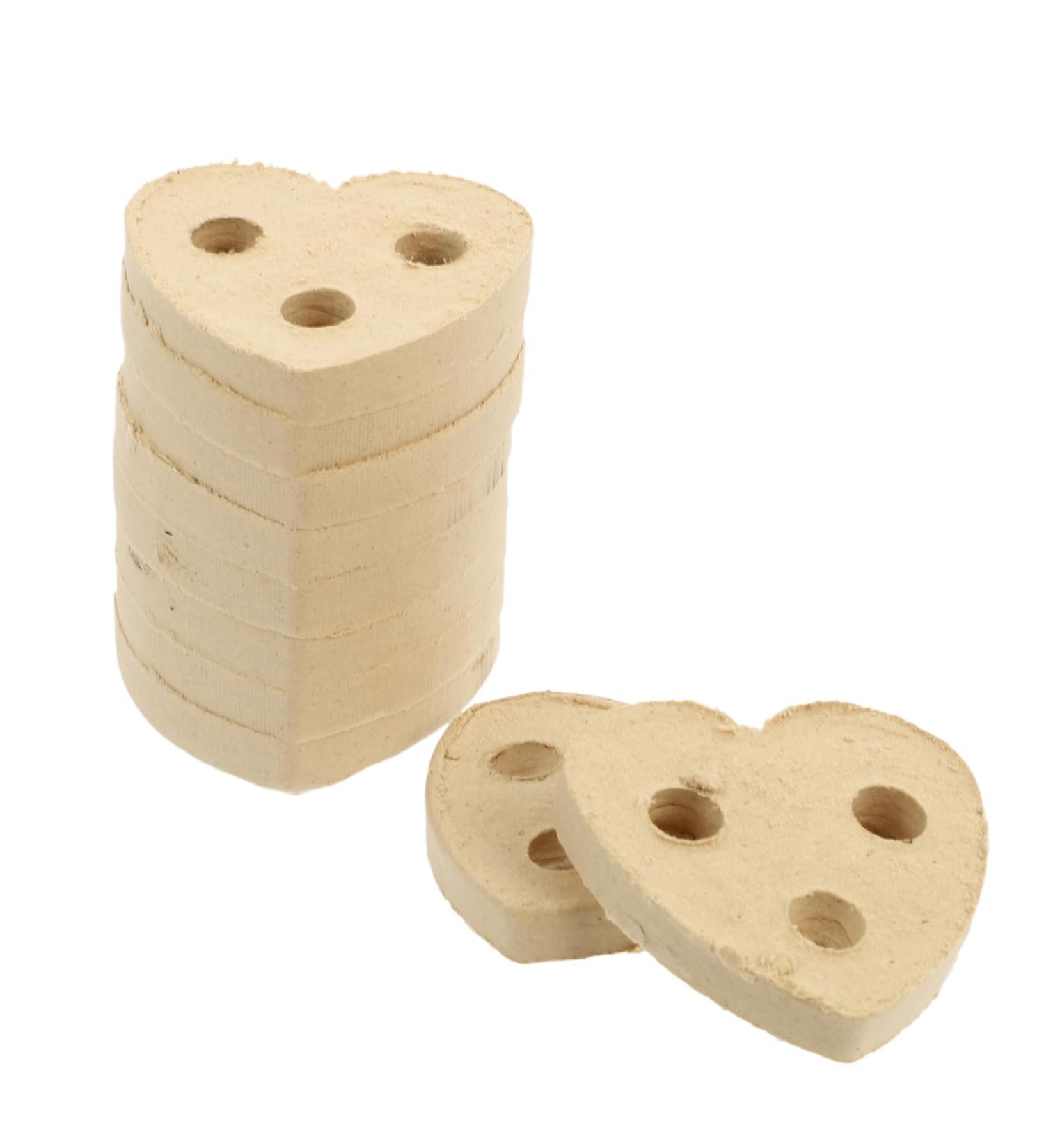 Healeved 10st AI Mini Moxa Sticks - Heart Shaped Moxibustion Pads 4.5x4.5cm | Chinese Moxibustion Therapy - Buy Online on GoSupps.com