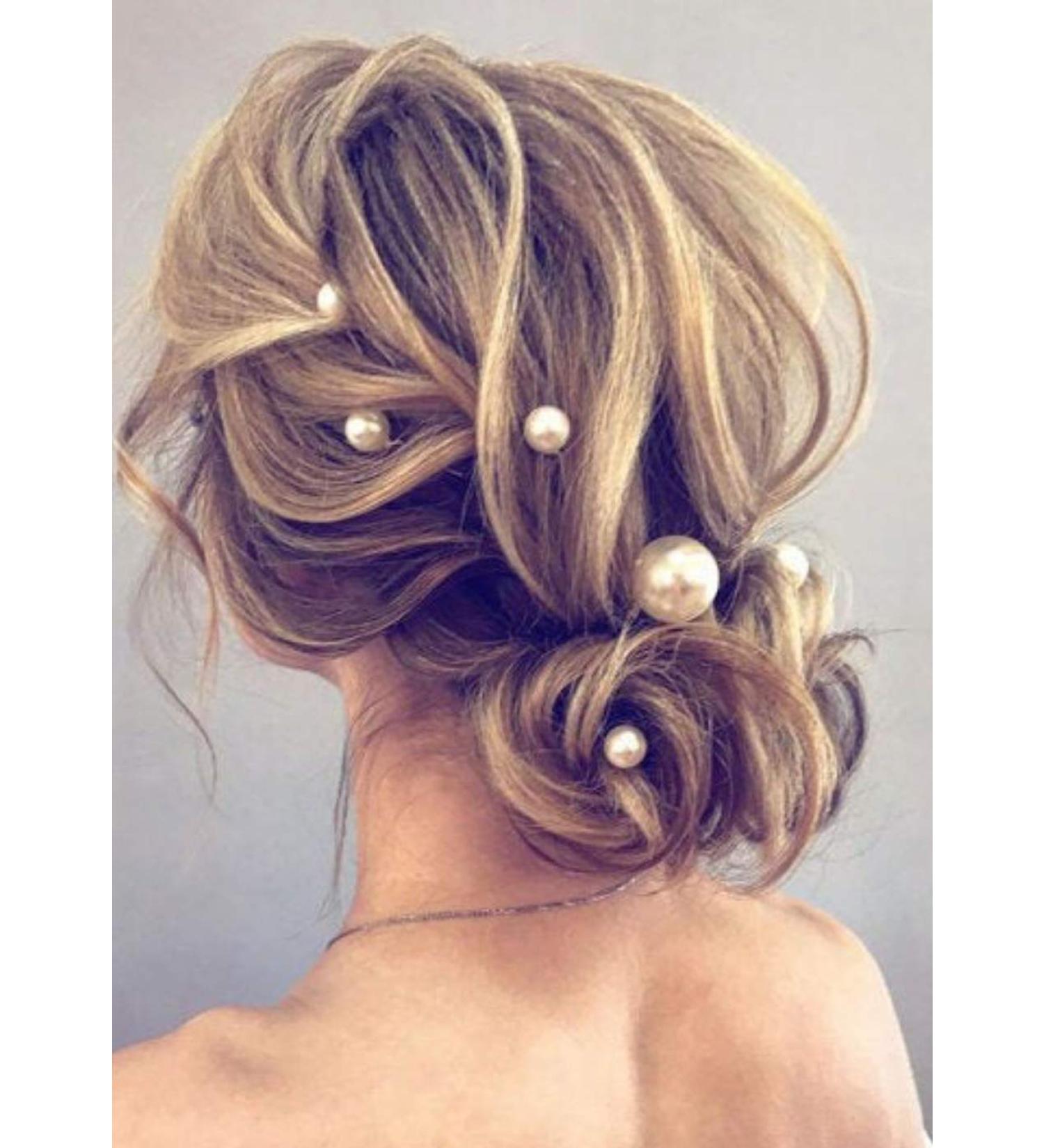 Kercisbeauty 10PCS Pearl Hair Pins - Wedding Bridal Jewelry - Boho Vintage Hair Accessories - Buy Online on GoSupps.com