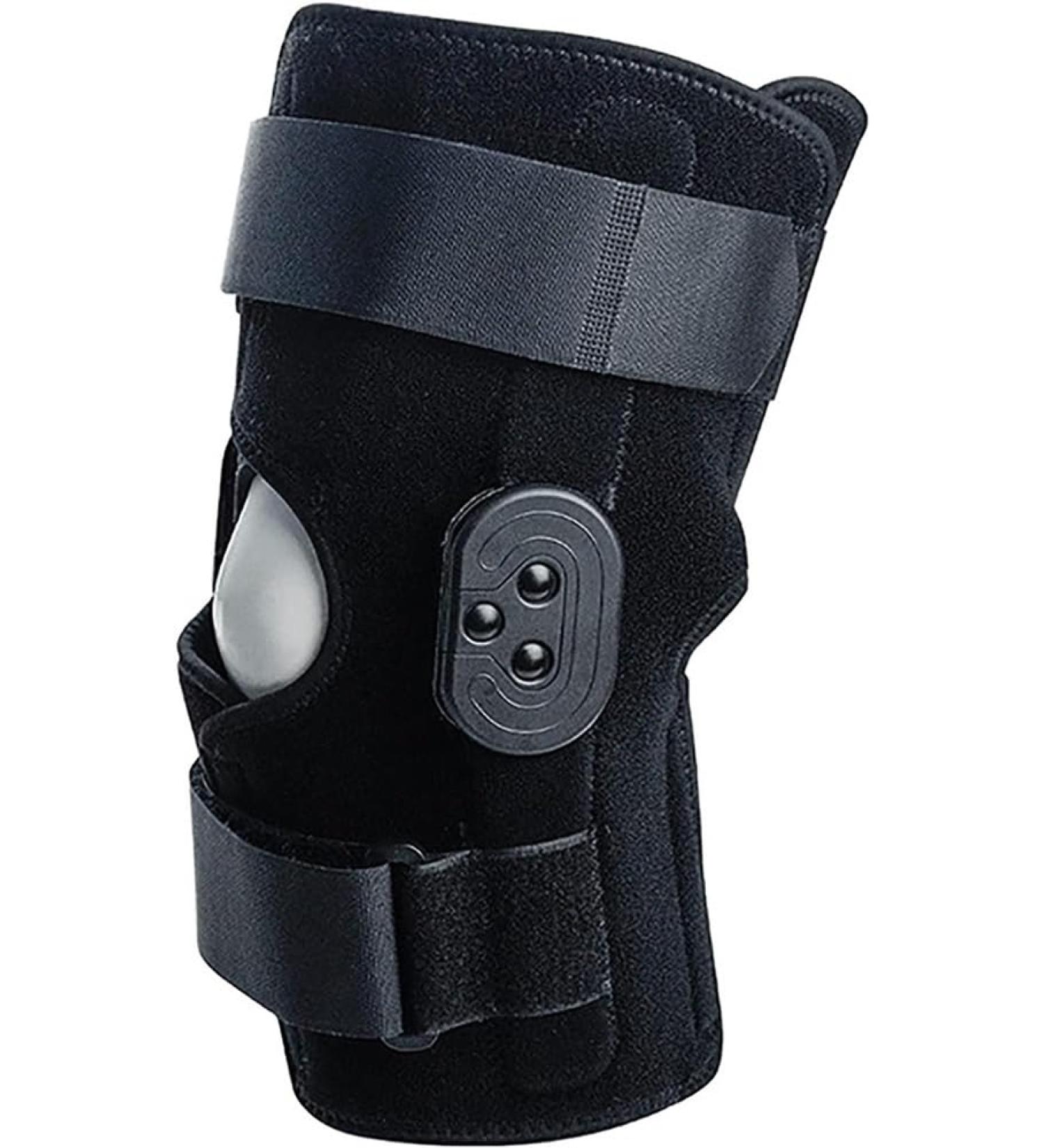 Short Hinged Knee Pads | 360 Support Brace for Hyperextension Osteoarthritis & Ligament Tears | Adjustable 0-90 Protection - Shop Internationally - Buy Online on GoSupps.com
