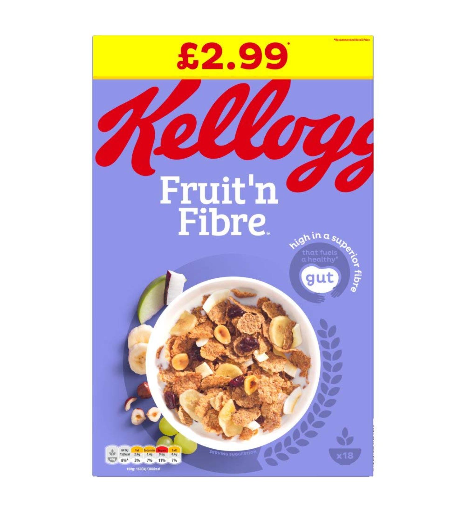 Kellogg's Fruit 'n Fibre 4-Pack 750g