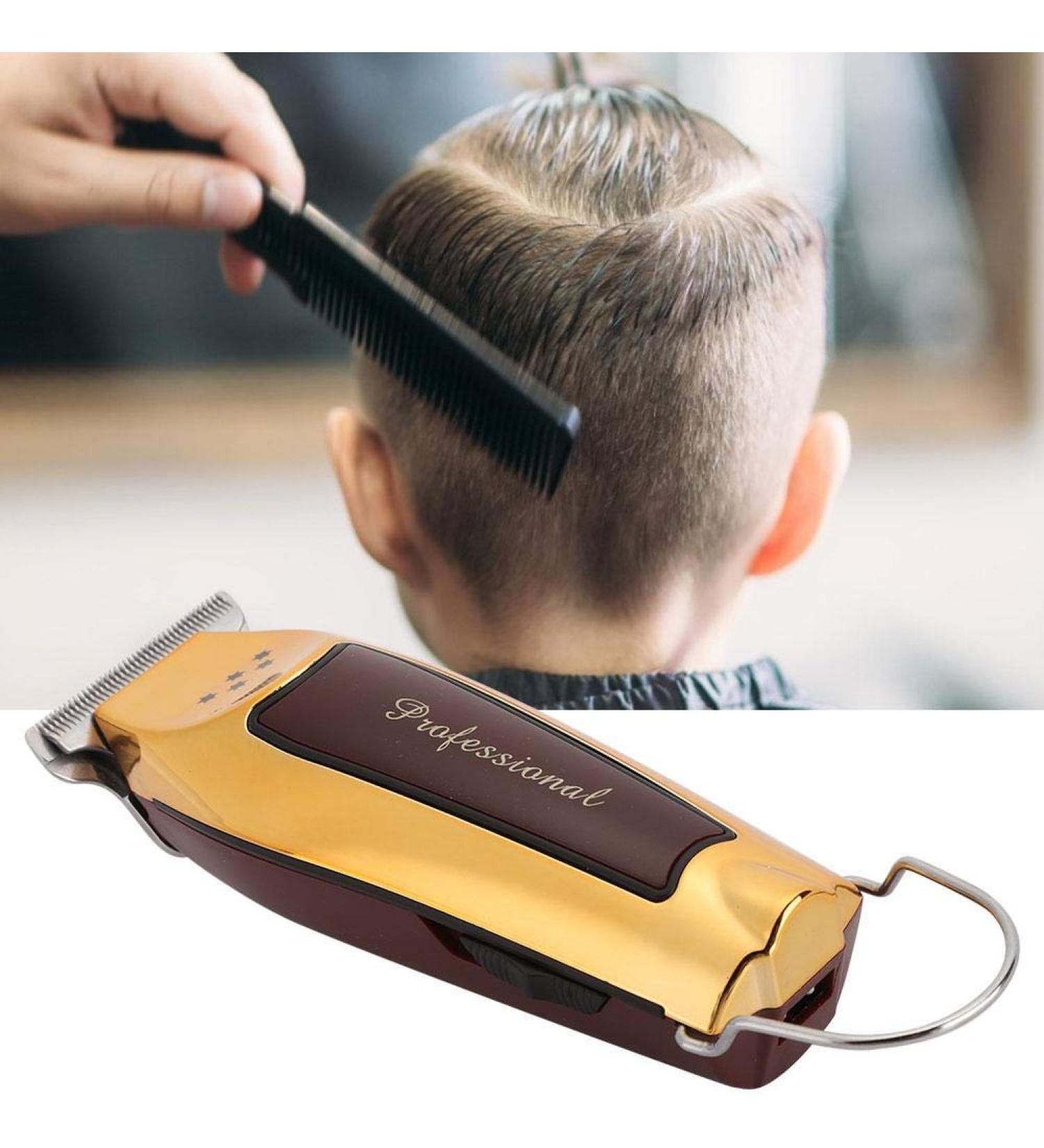 FILFEEL Hair Clipper 5 Star Cordless Magic Clip - Great for Barbers and Stylists Pro Haircutting Kit(Gold) - Buy Online on GoSupps.com