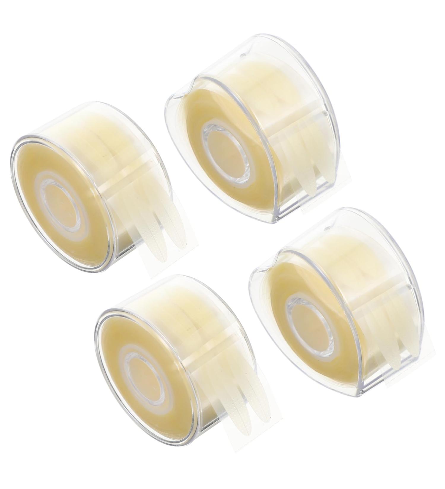 Housoutil Makeup 4 Rolls Double Eyelid Stickers Girl Auxiliary with Hat Fake Eyelid Tape - Buy Online on GoSupps.com