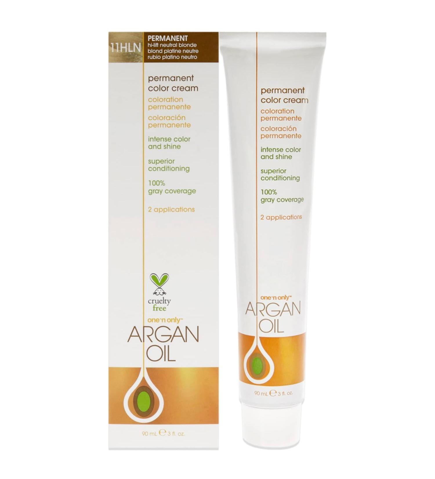 One N Only Permanent Hair Color - Argan Oil Hair Dye for Rich Tones & Gray Coverage - 11HLN Hi-Lift Neutral Blonde (3 oz) - Shop Internationally - Buy Online on GoSupps.com