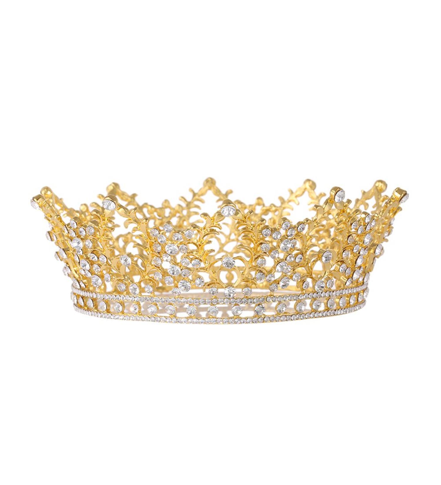 Frcolor Vintage Bridal Crown | Crystal Rhinestone Wedding Tiara with Side Comb for Brides - Buy Online on GoSupps.com