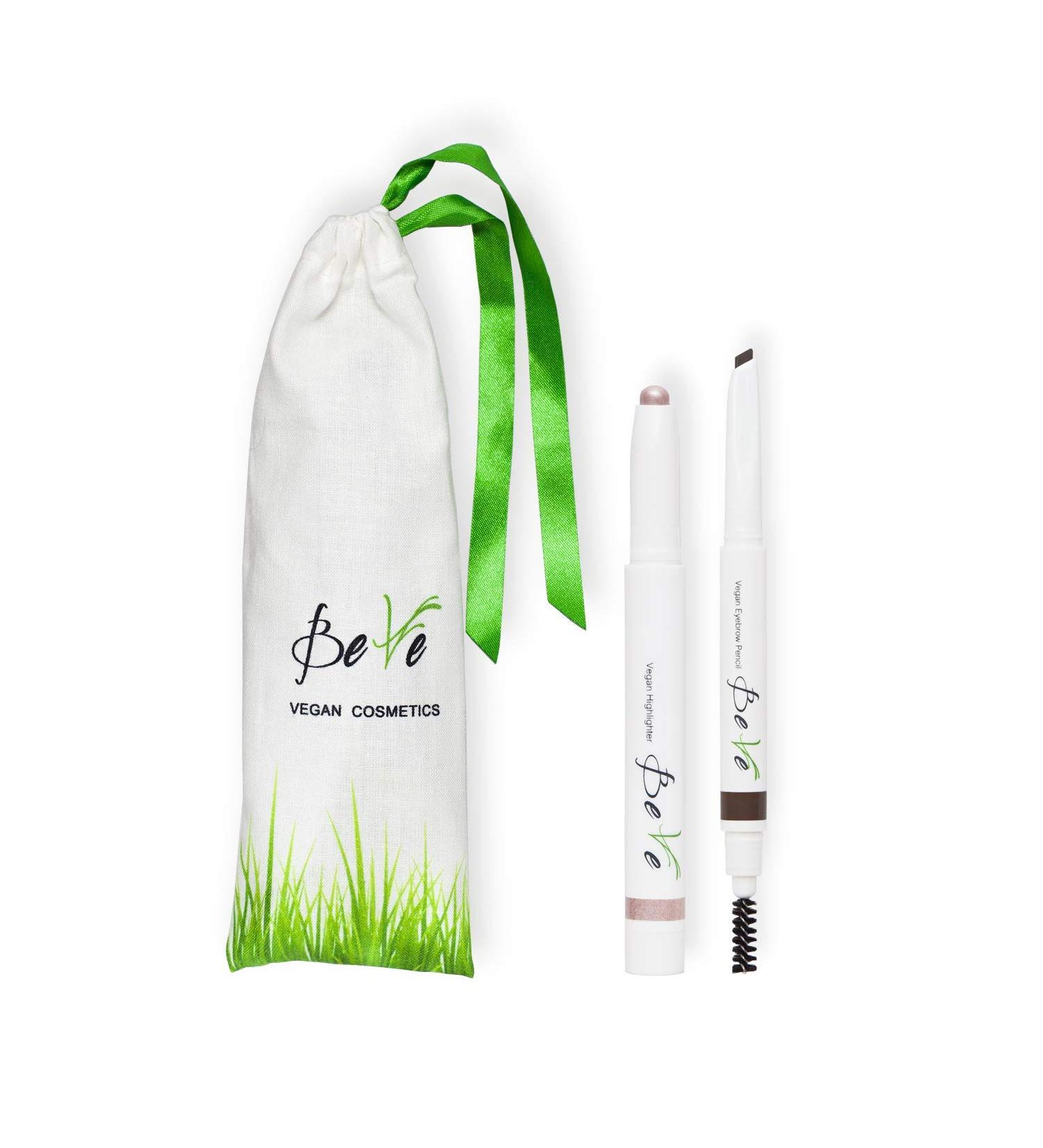 BeVe Vegan Highlighter & Eyebrow Pencil - All-Natural Cruelty-Free Beauty for a Radiant Look - Shop Internationally! - Buy Online on GoSupps.com