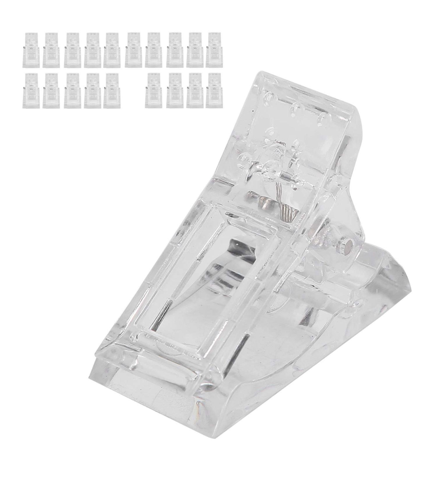 20pcs Portable Nail Clips - Essential Nail Tools for Home & Studio - Compact 1.4x1.4x1.2 inch - Buy Online on GoSupps.com